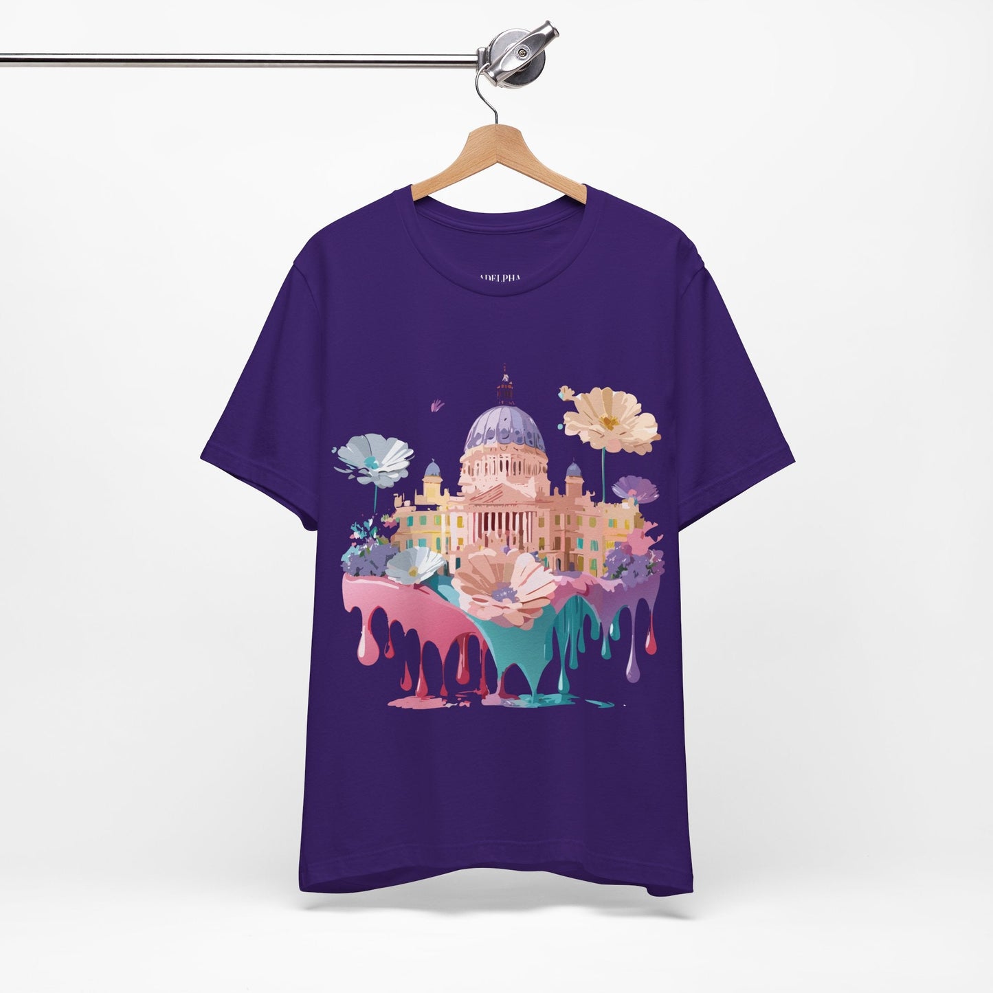 Madrid Tourist Shirt Graphic Tee Unisex Vintage Inspired Art Design Adelpha Brand