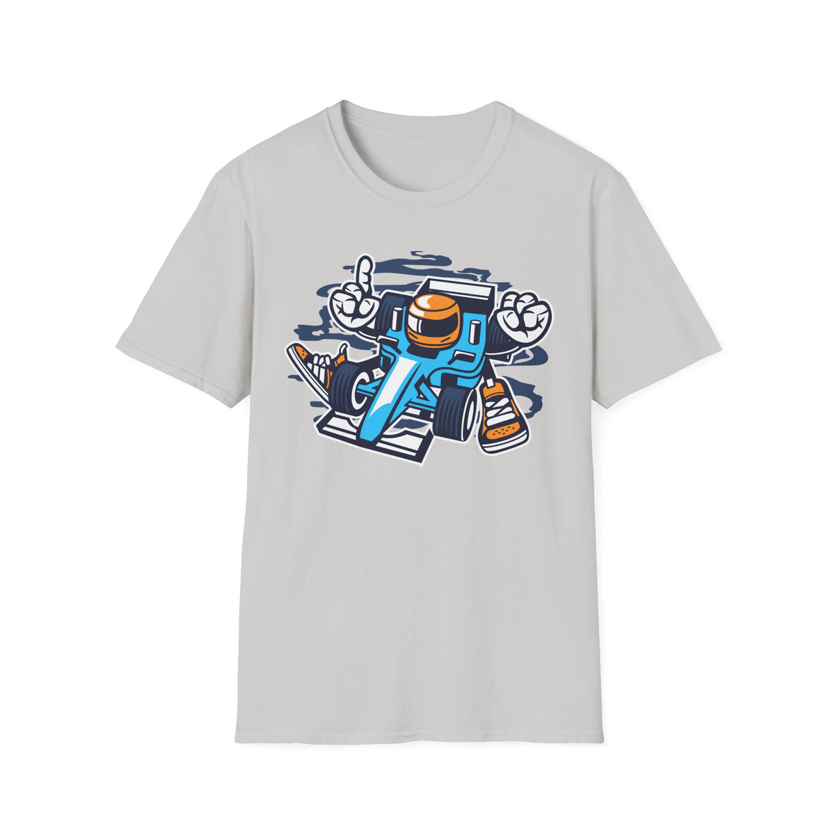 Unisex Cotton T-Shirt with Cartoon Graphic Design