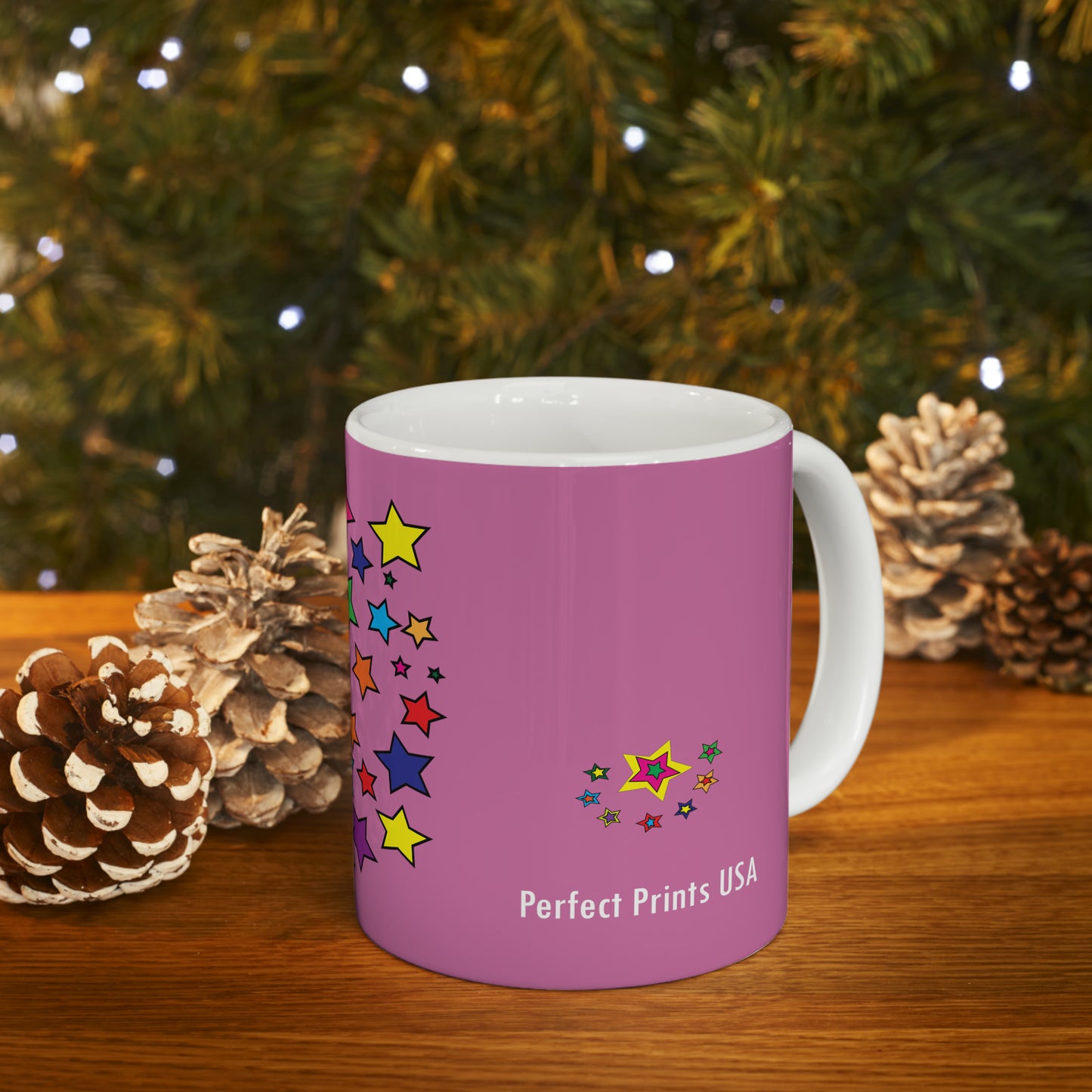 Coffee & Tea Mug with Stars print