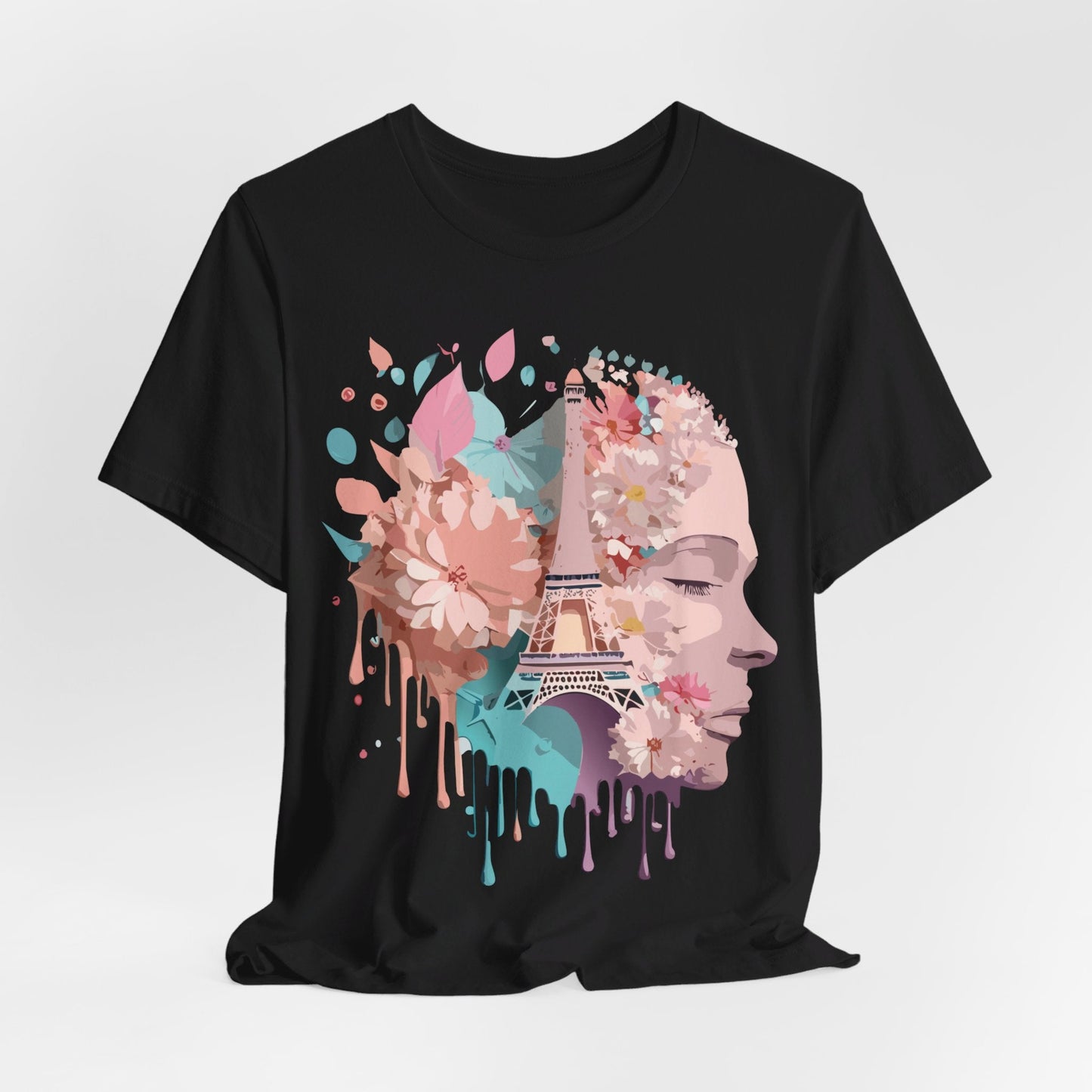 Tourist Shirt Paris Graphic Tee Unisex Jersey Short Sleeve Premium Vintage Inspired Adelpha Artwork