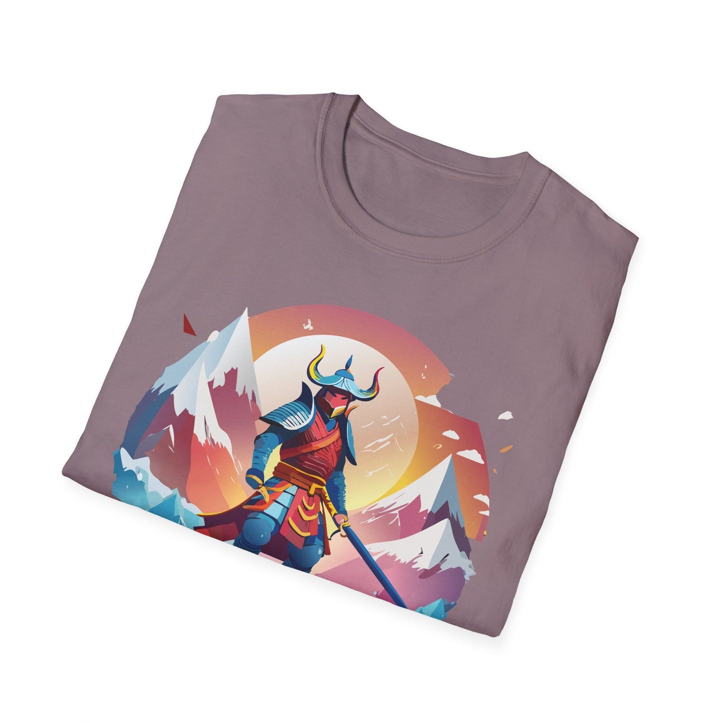 Samurai Style T Shirt Unisex Softstyle 64000 100 Percent Ring Spun Cotton Comfortable Tee