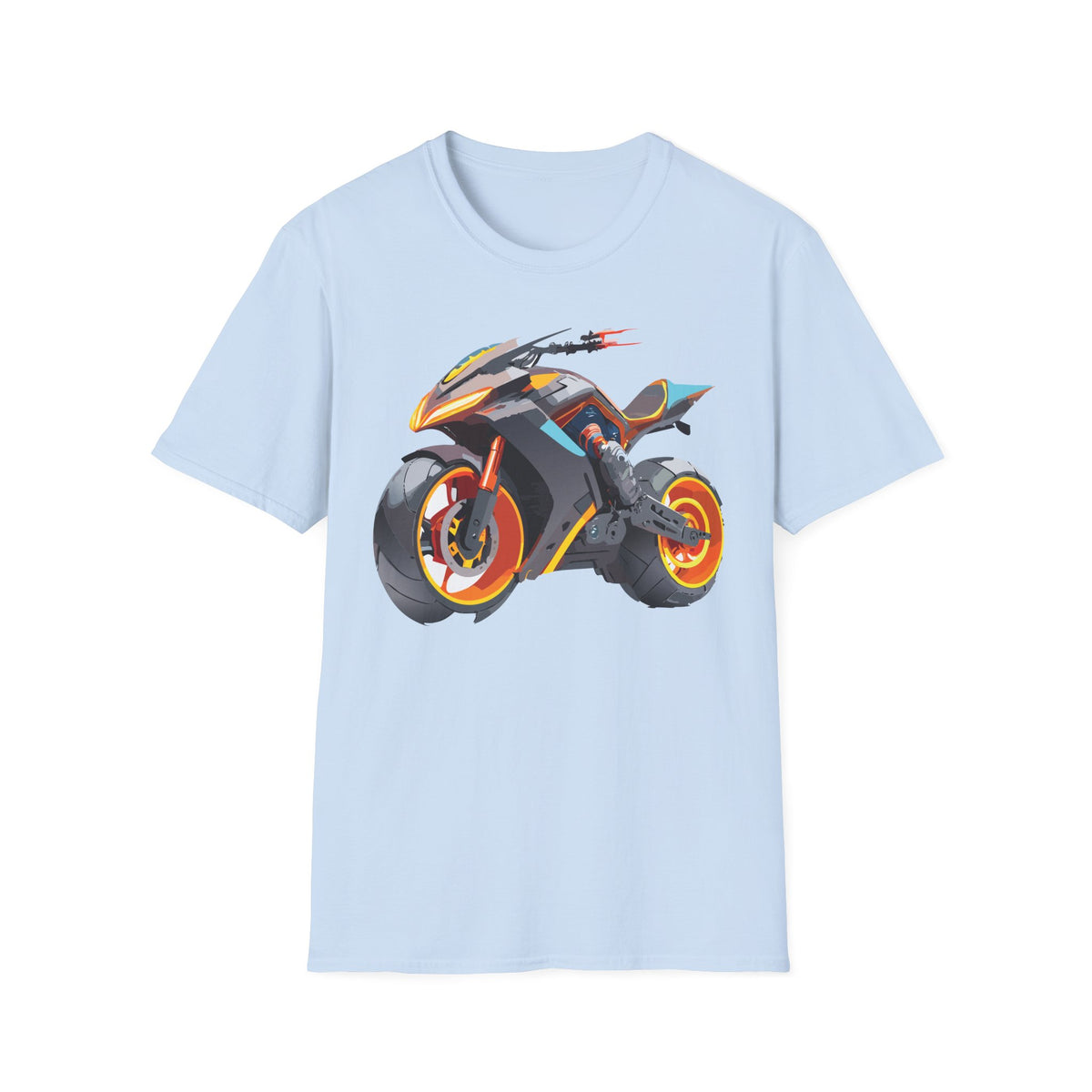 Moto Bike Motorcycle Graphic Tee Gildan Unisex 100 Cotton Tee Shirt m4