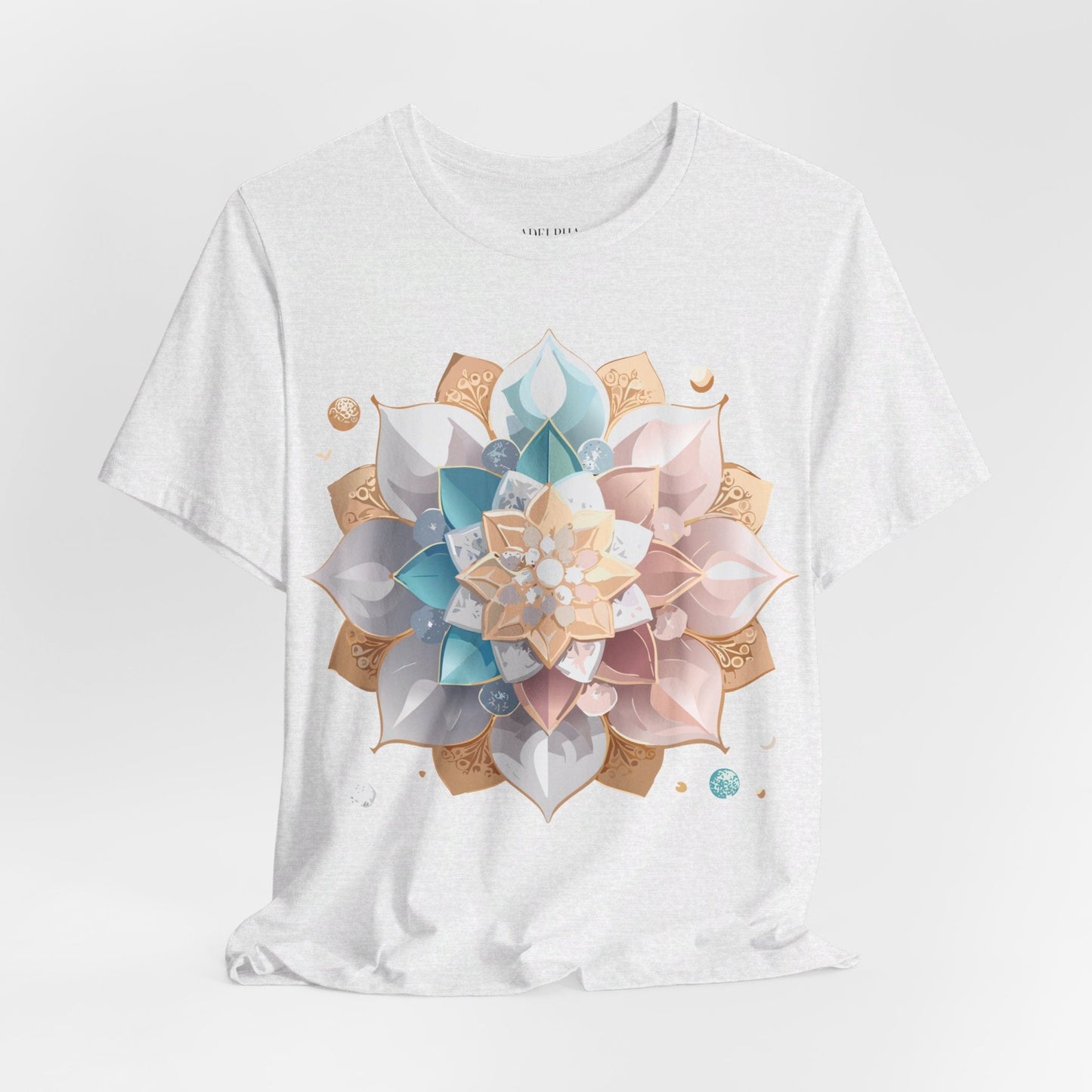 Adelpha Mandala Graphic Tee Unisex Jersey Short Sleeve Art Design Shirt Premium Comfort Wear