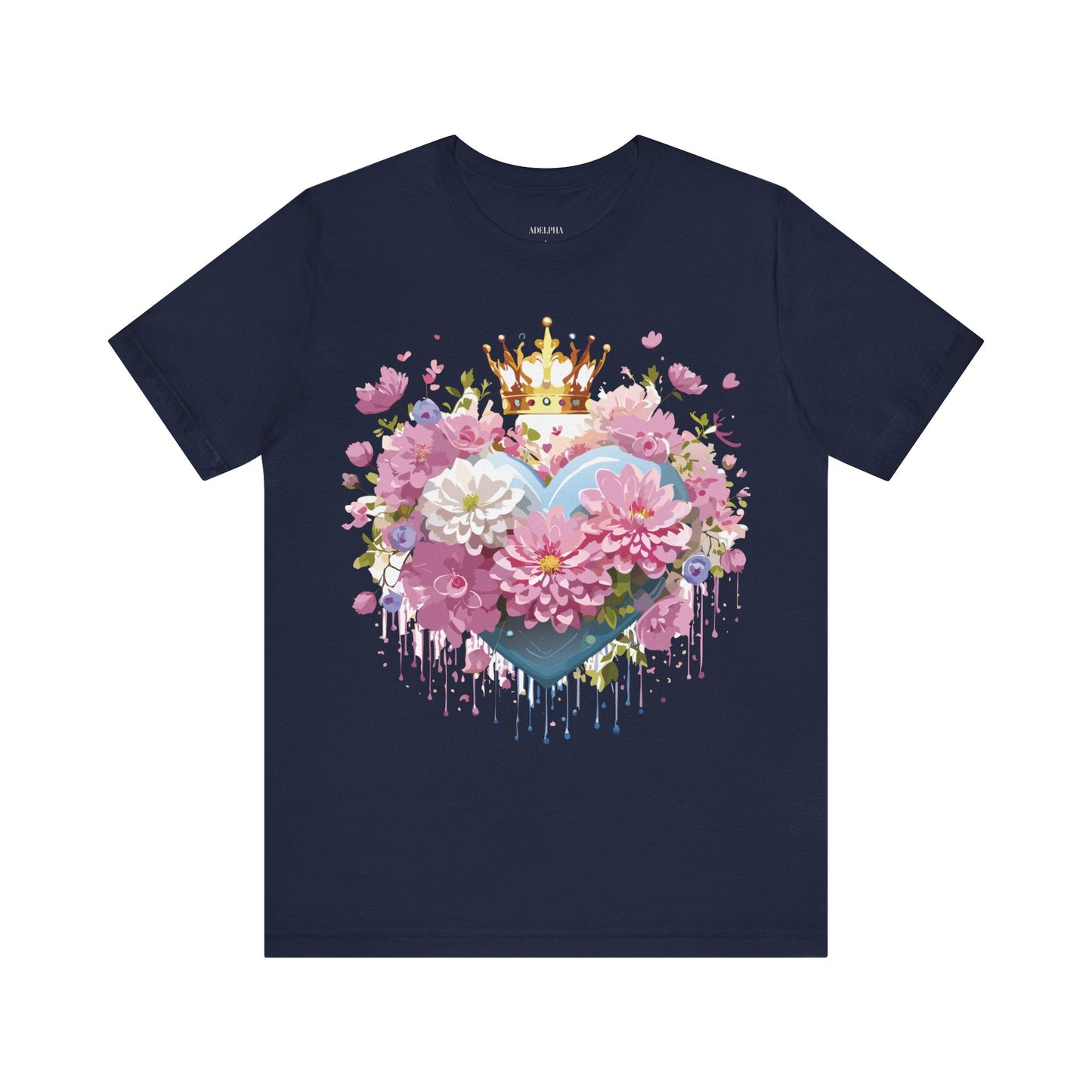 Valentine Graphic T Shirt Unisex Adelpha Vintage Inspired Artwork Tee Premium Short Sleeve