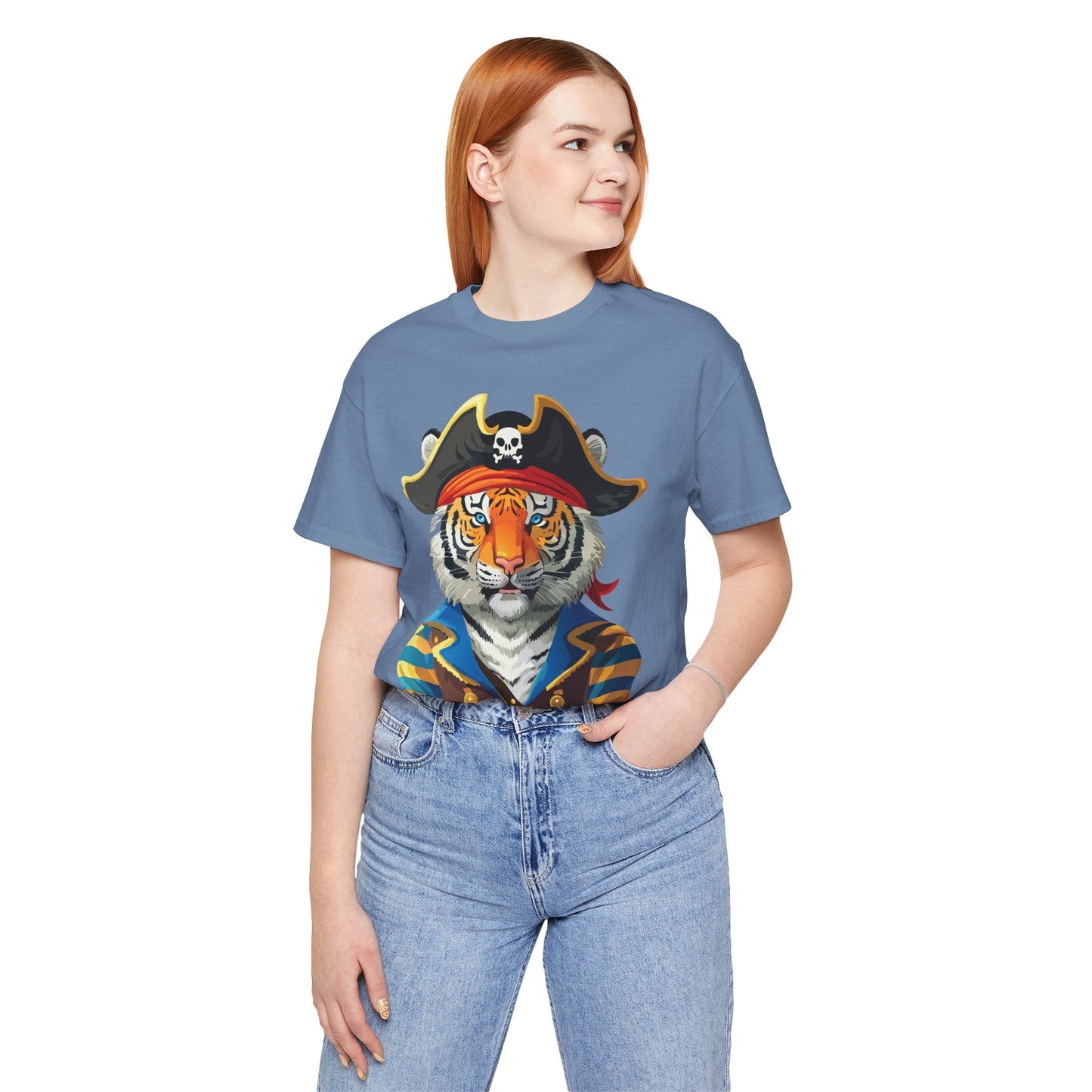 Unisex Animal Tee Shirt Art Design With Wild Animals Gildan Softstyle Cotton T Shirt