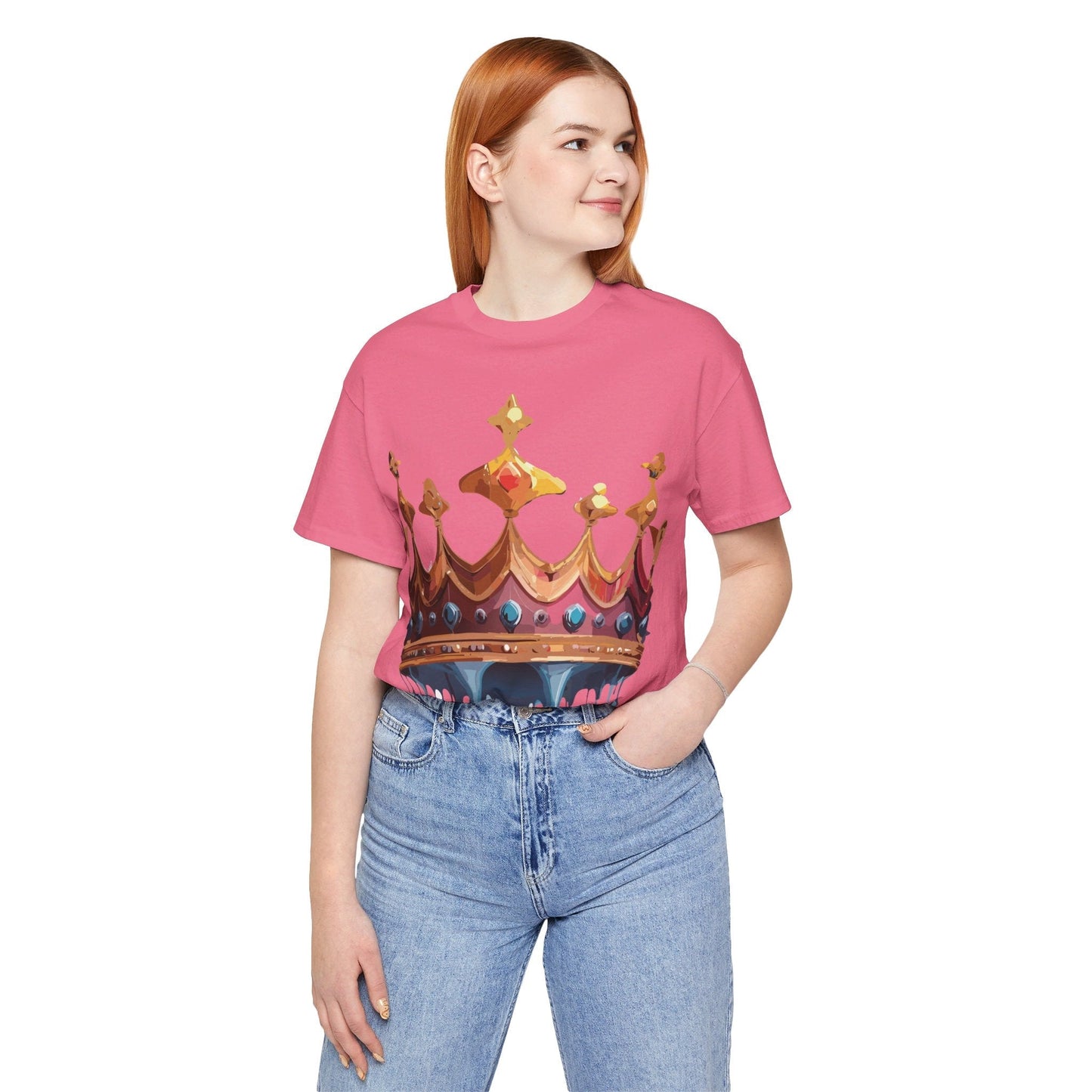 Adelpha Crown Graphic Tee Unisex Short Sleeve Jersey Art Shirt Vintage Inspired