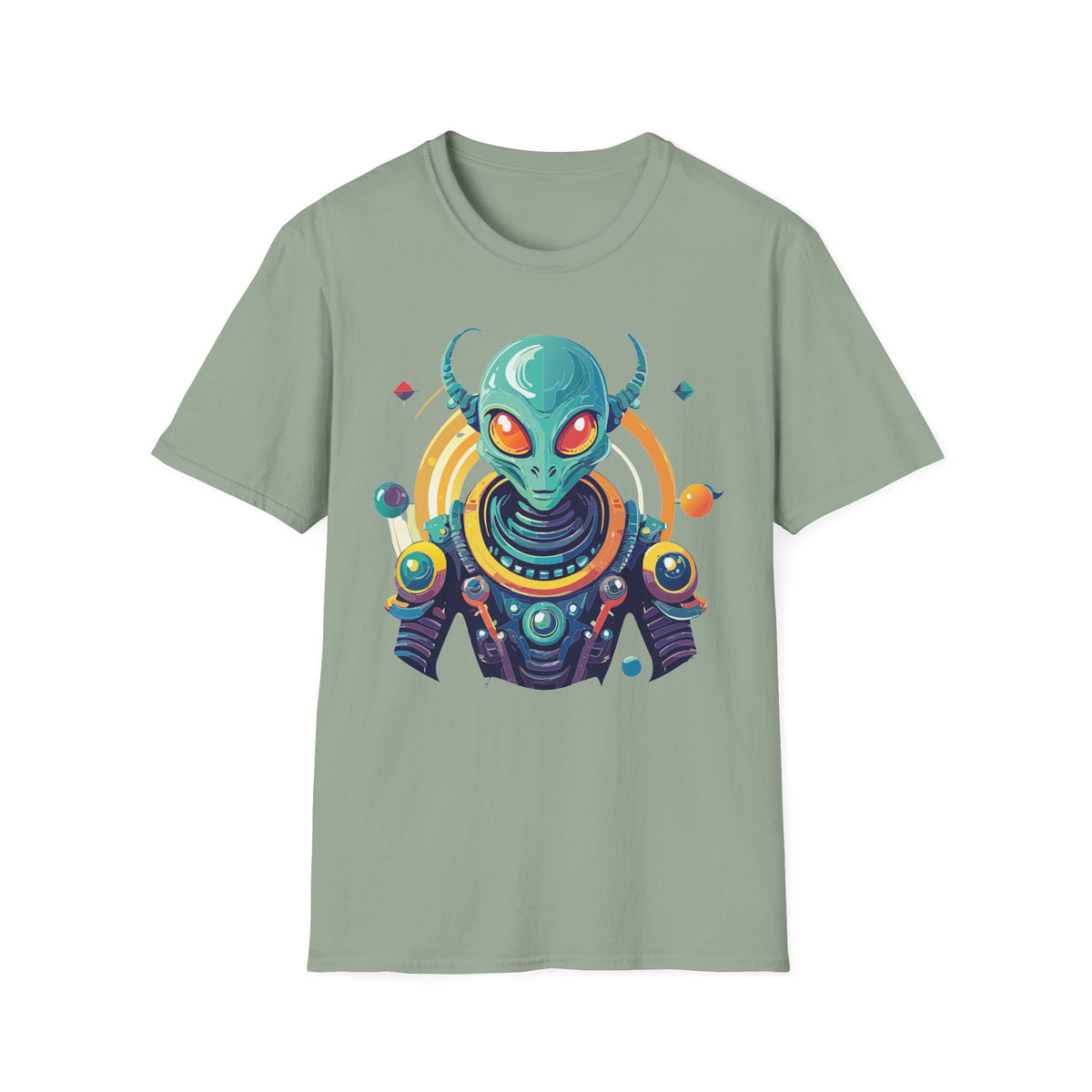 Alien Cosmos Graphic Tee Gildan Unisex 100 Cotton Tee Shirt a16