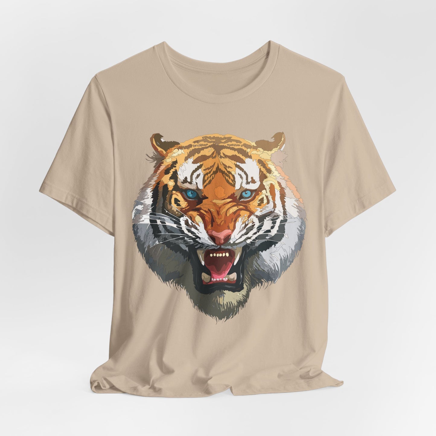 Tiger Shirt, Animal Shirt, T-Shirt with Tiger, Art Design Tee, Wild Animals Tees, Safari T-Shirt, Graphic Design Tee 15