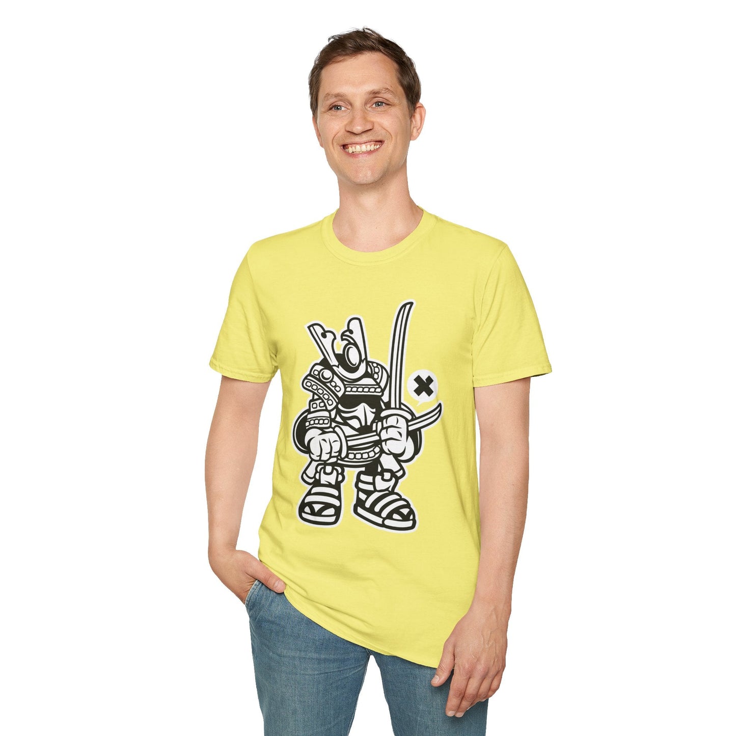 Cartoon T Shirt Unisex Animation Tee Funny Tee Gildan Softstyle 64000 100 Percent Cotton
