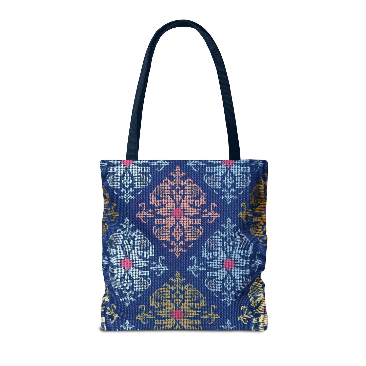 Denim Fabric Imitation Print Unisex Canvas Bag Poly Spun 3 Sizes Tote Bag 157
