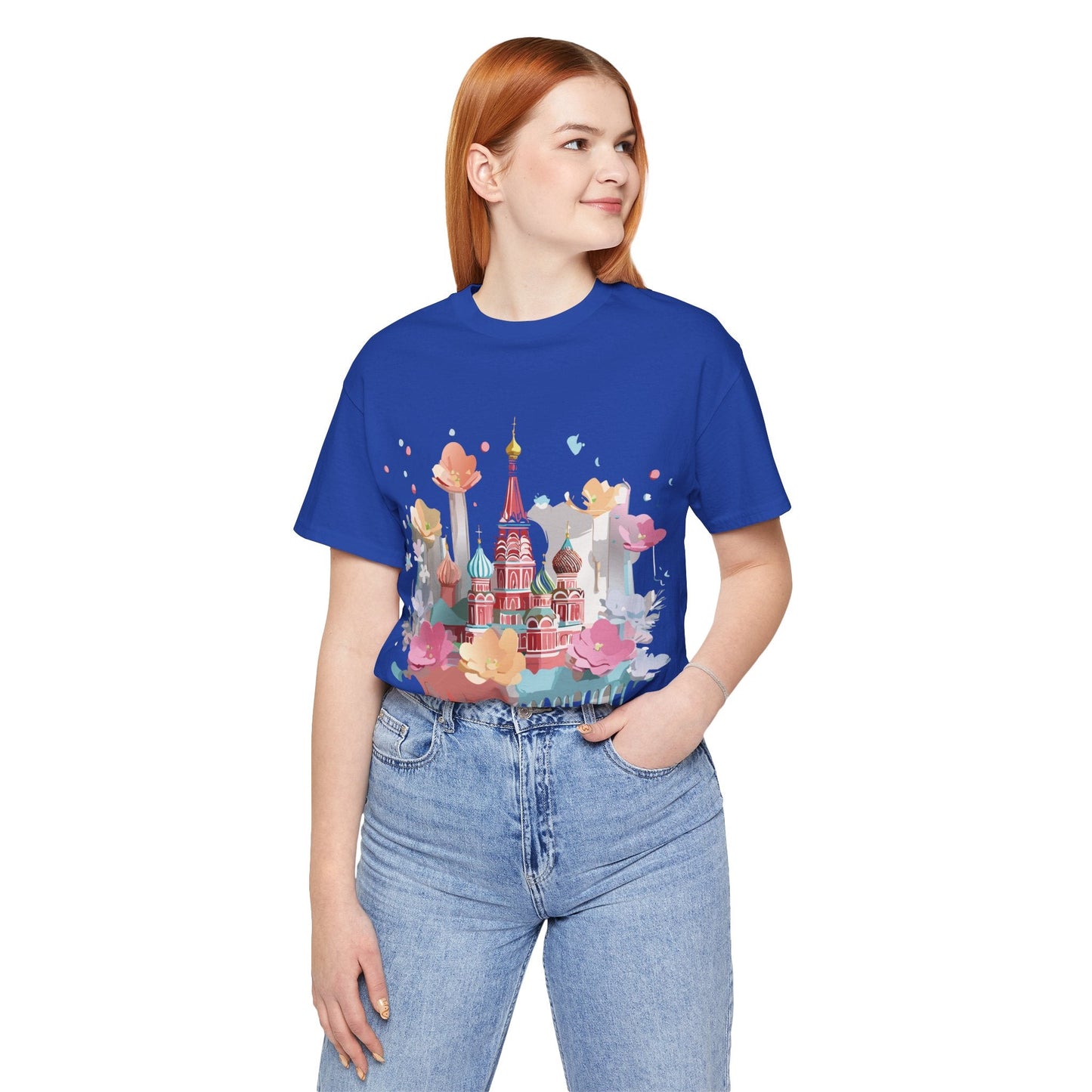 Adelpha Graphic Tee Unisex Jersey Short Sleeve Moscow City Tour Shirt Vintage Inspired Artwork
