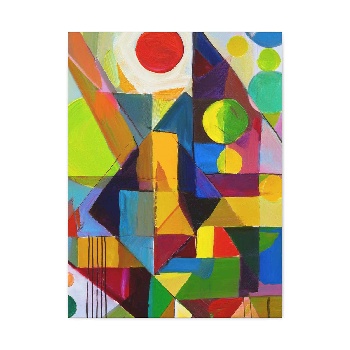 Abstract Painting Print Canvas 20x24,20x30,24x30, 24x32,24x36,30x40, 32x48,36x48,40x60 Pine-Wood Inner Frame ABS-6