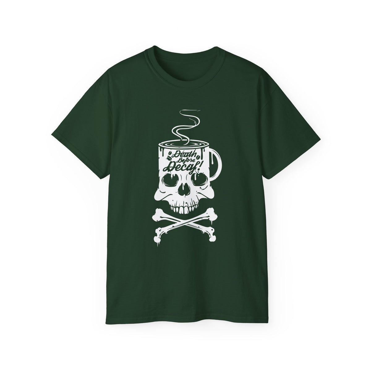 Skull Coffee Mug Skull and Crossbones Tee | Coffee Addict, Dark Cafe Design