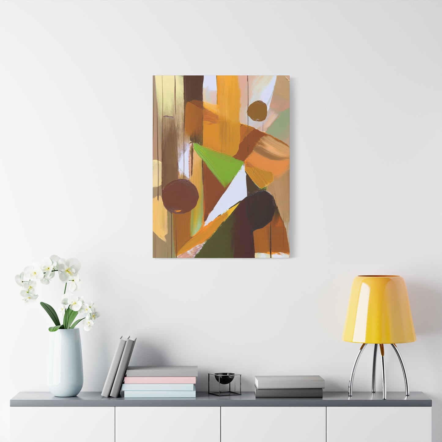 Abstract Geometric Painting Print Canvas 20x24,20x30,24x30 24x32,24x36,30x40 32x48,36x48,40x60 Pine-Wood Inner Frame ABS-57
