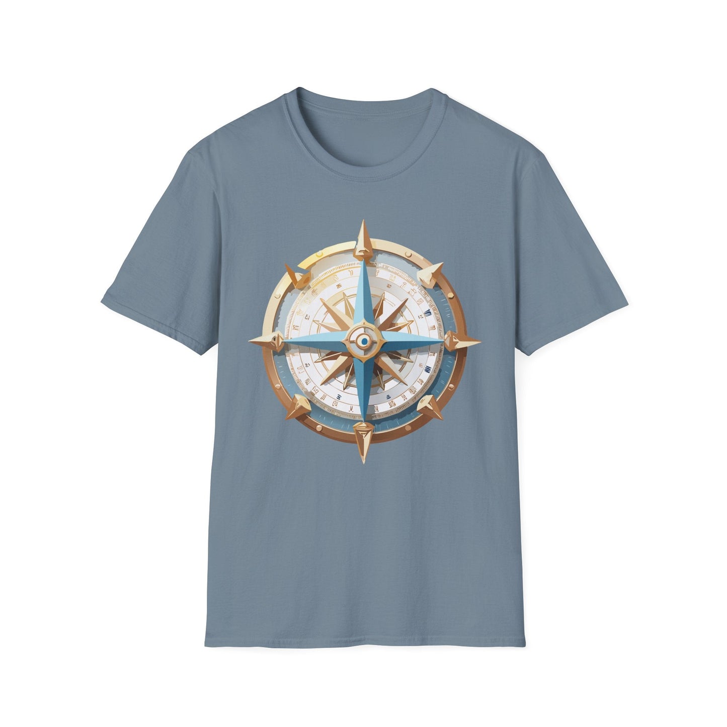 Compass Navigator Graphic Tee Unisex 100 Cotton 27