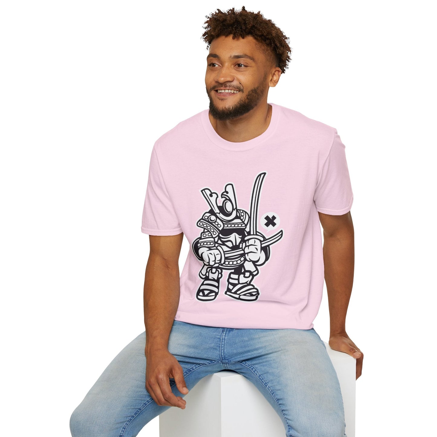 Cartoon T Shirt Unisex Animation Tee Funny Tee Gildan Softstyle 64000 100 Percent Cotton