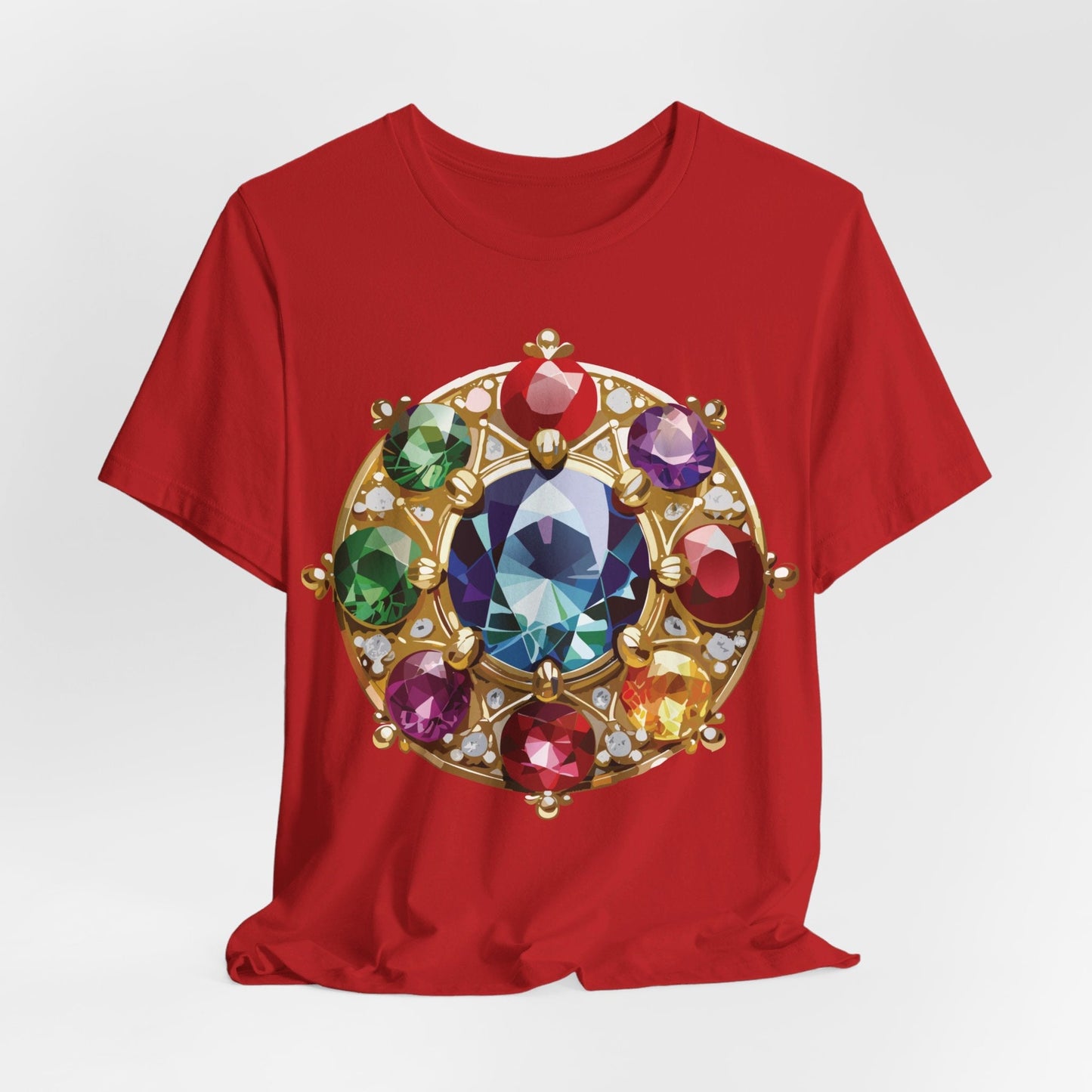 Jewelry Graphic Unisex 100 Cotton Vintage Treasure Art T-Shirt 39