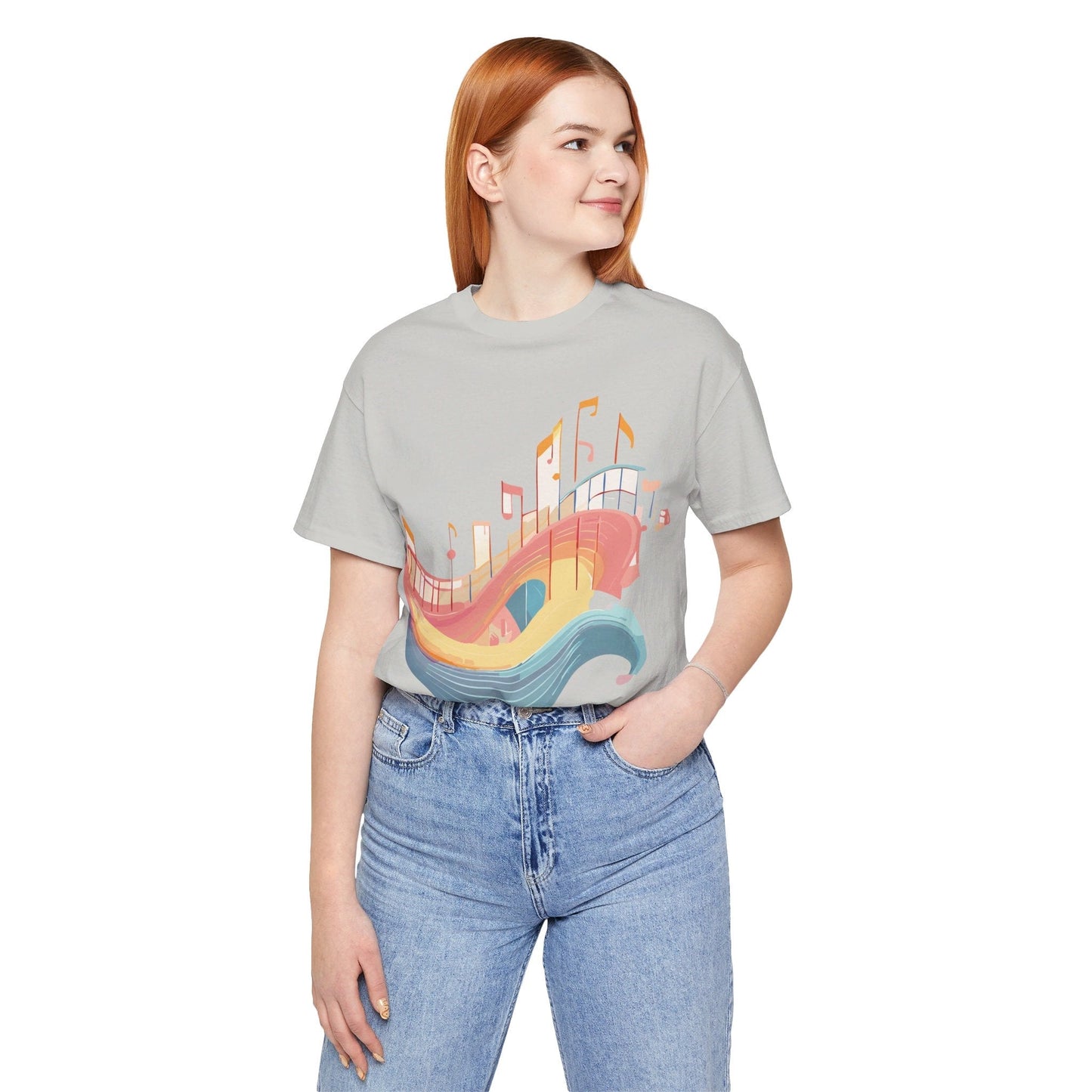 Adelpha Music T Shirt Unisex Graphic Tee Vintage Art Design Jersey Short Sleeve Premium