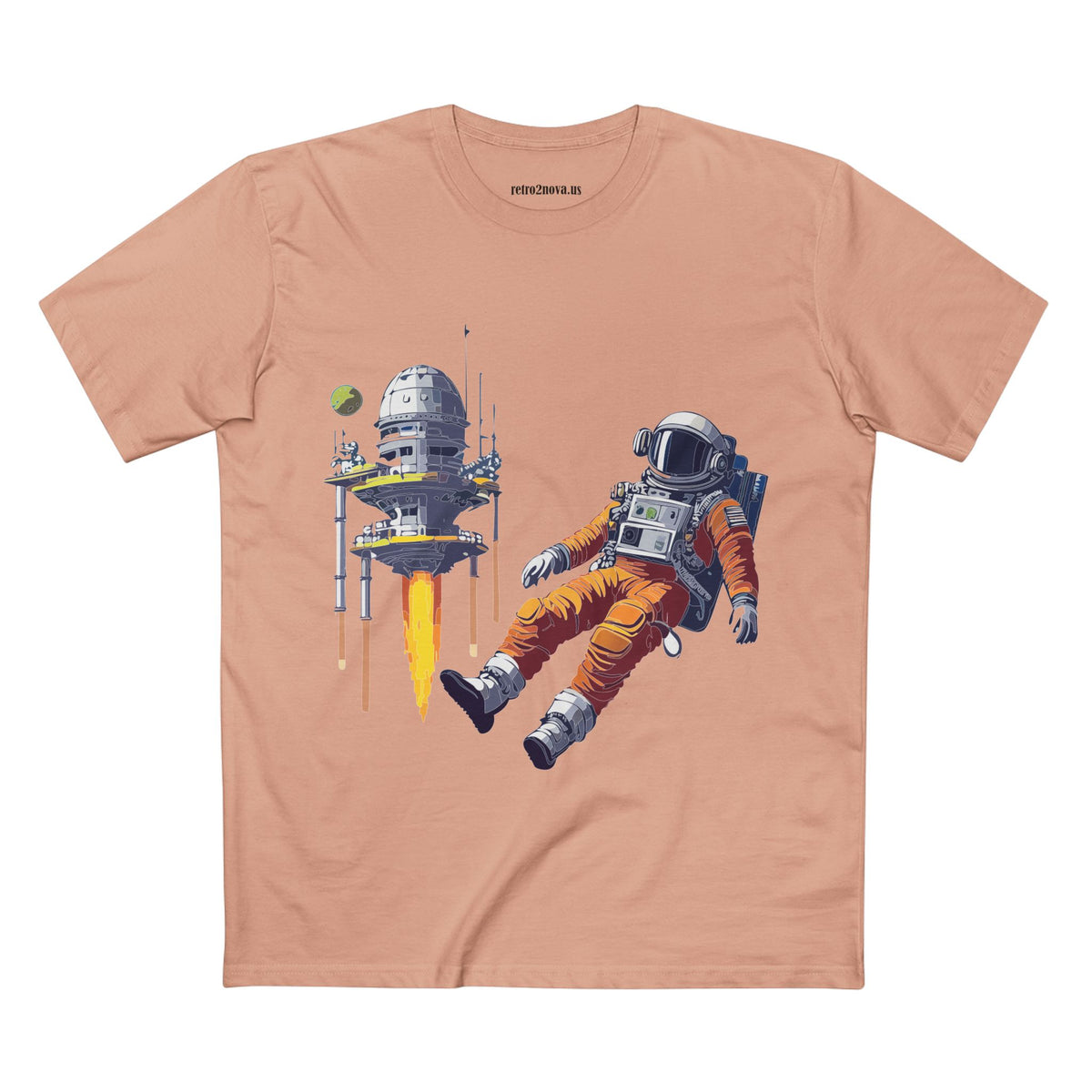 Cosmos Astronaut Graphic Tee Staple Unisex 100 Cotton Tee Shirt - CS-6