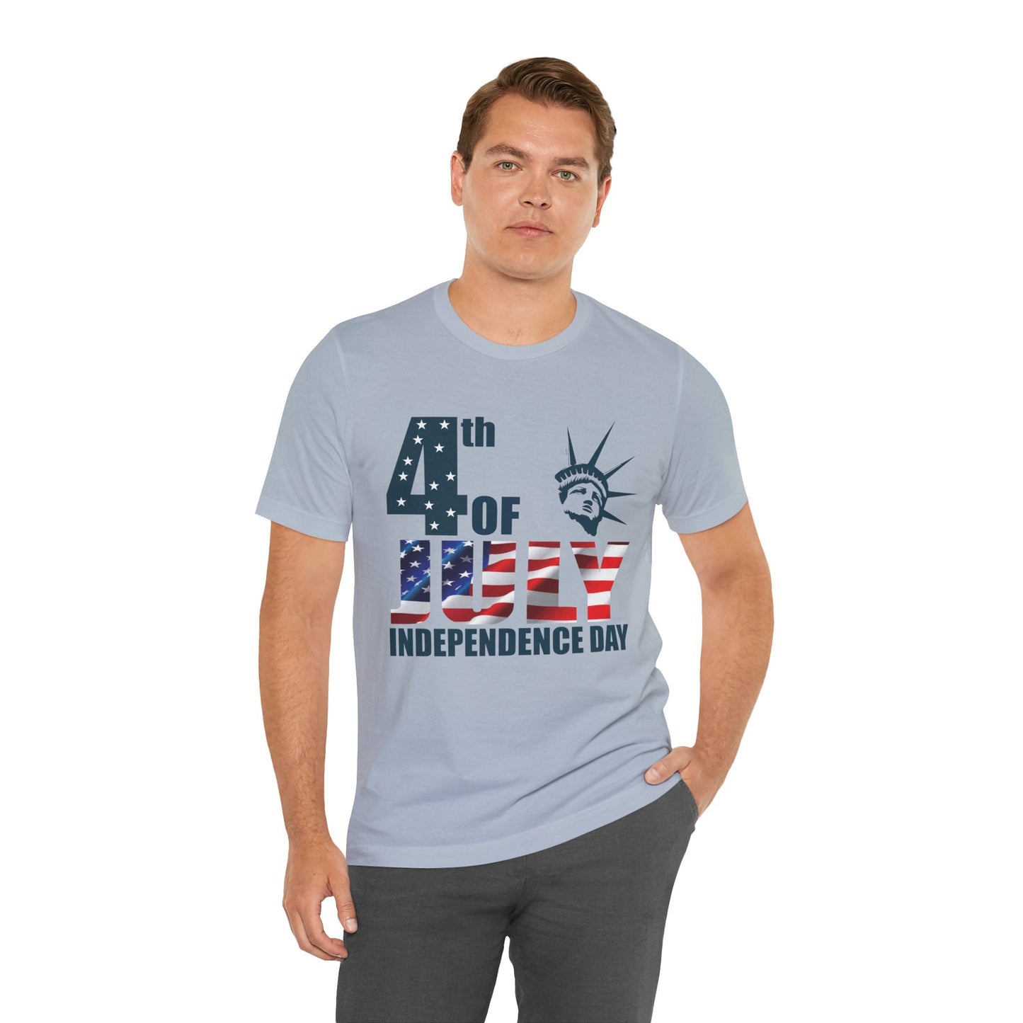 Independence Day Graphic Unisex Cotton T-Shirt 026