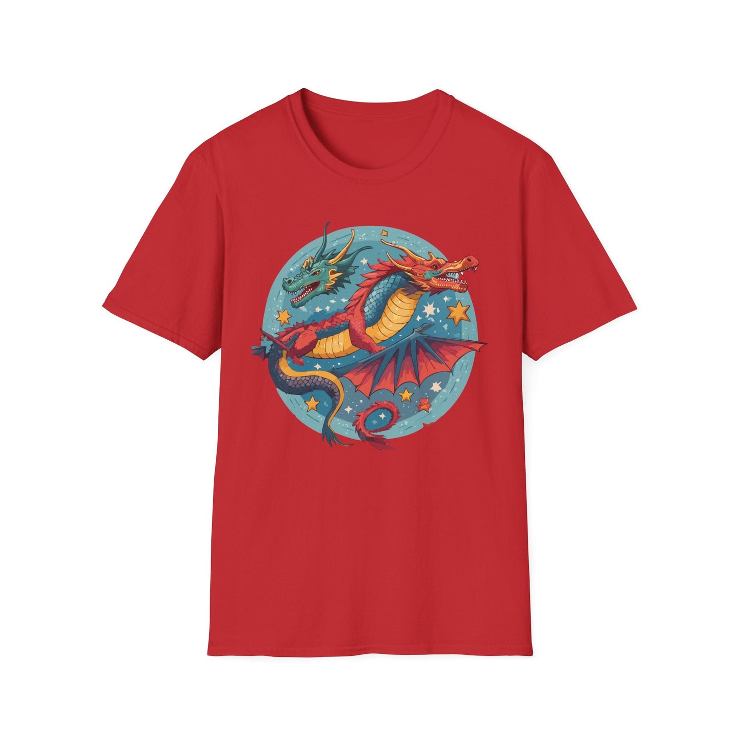 Dragon Graphic Unisex 100 Cotton Tee with Animal Artwork Design 19