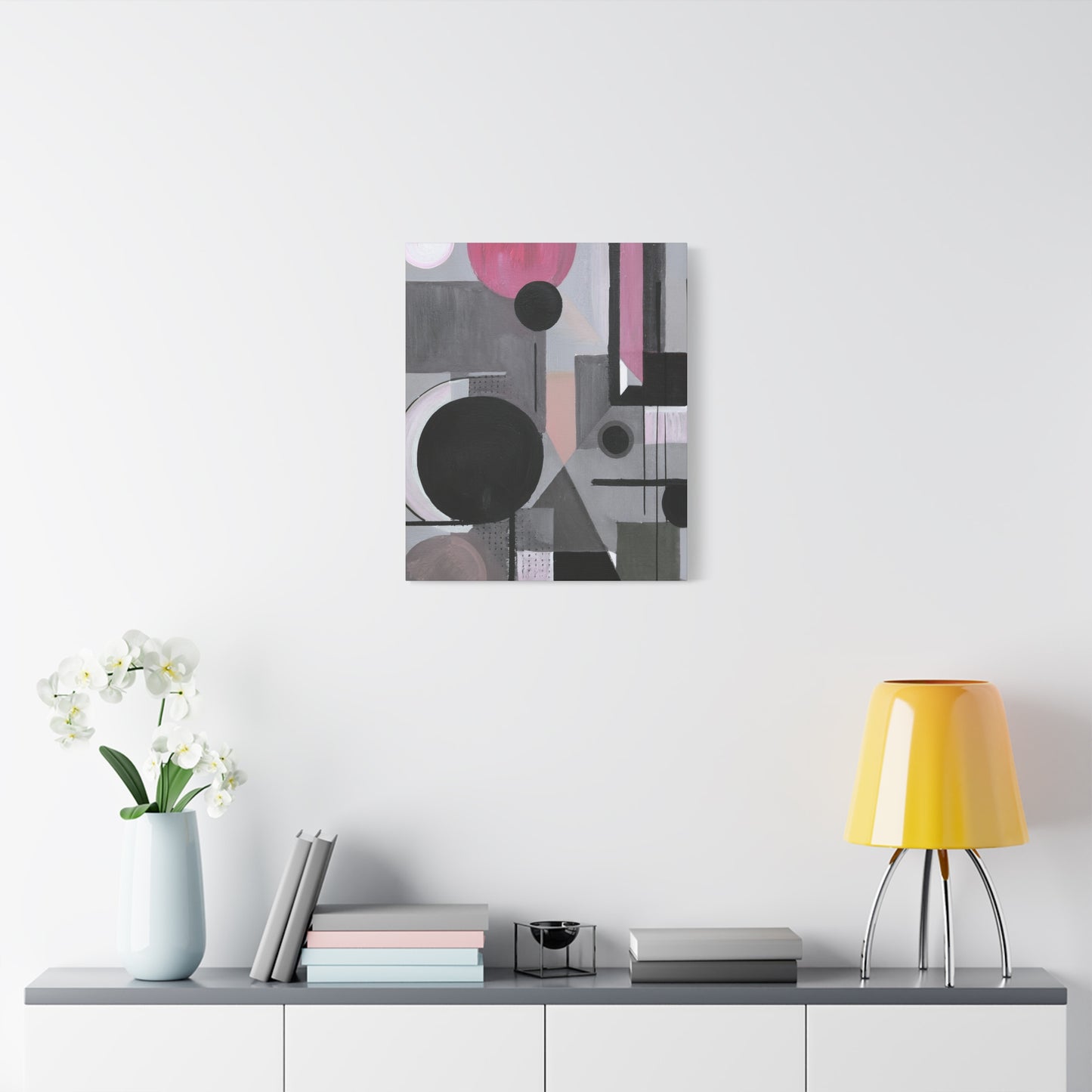Abstract Geometric Painting Print Canvas 20x24,20x30,24x30 24x32,24x36,30x40 32x48,36x48,40x60 Pine-Wood Inner Frame ABS-42