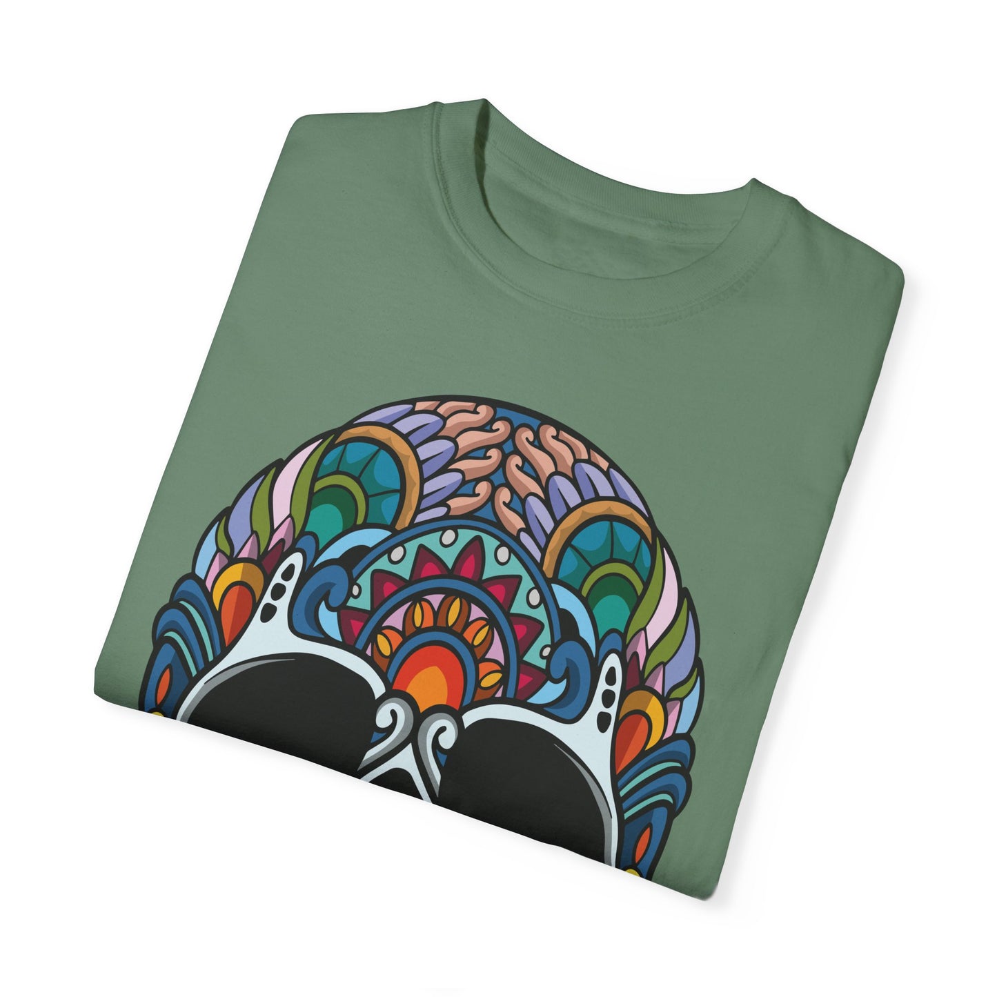 Unisex Cotton Tee Shirt with Skull