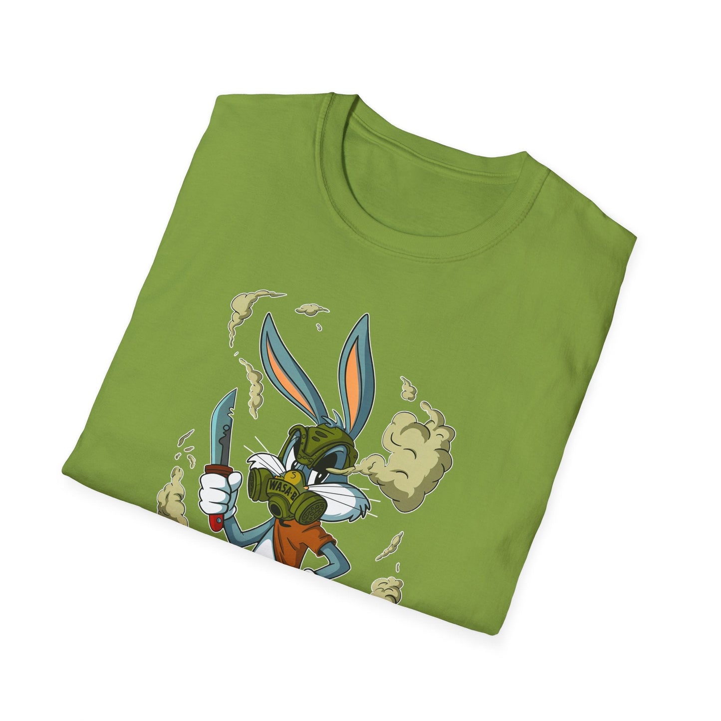 Bugs Bunny T Shirt Unisex Cartoon Graphic Tee Softstyle Gildan 64000 Short Sleeve