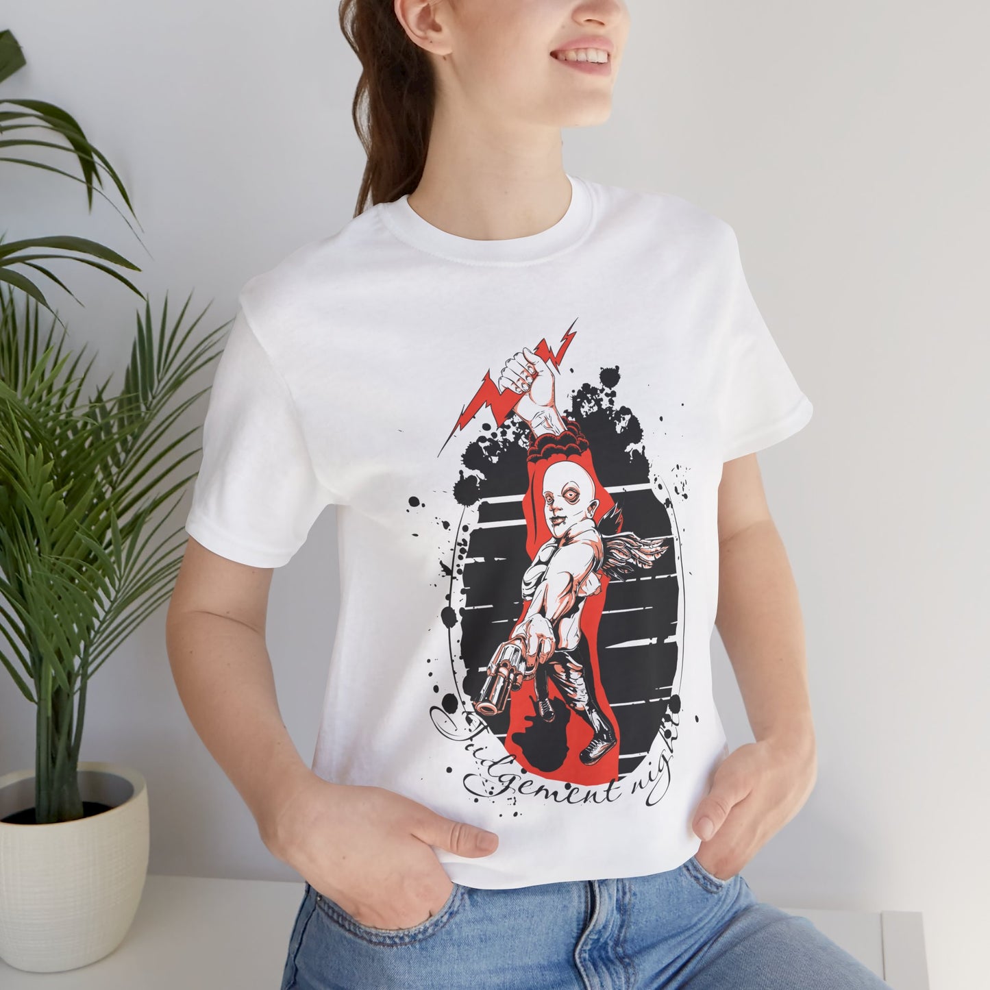 Judgment Night Tee, Artistic Tee, Graphic T-Shirt, Comic Tees, Artistic Comic T-Shirt, Vintage Top