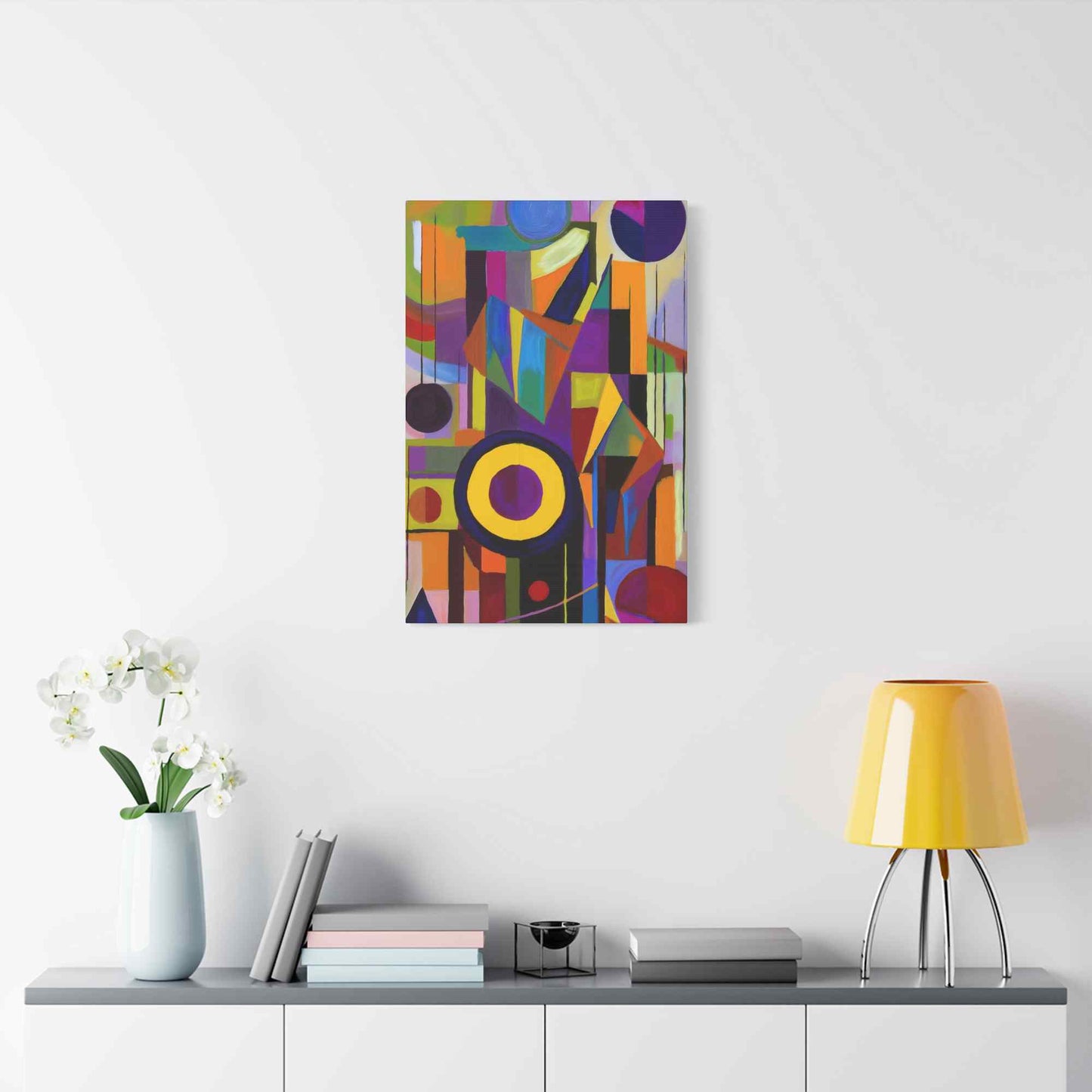 Abstract Painting Print Canvas 20x24,20x30,24x30, 24x32,24x36,30x40, 32x48,36x48,40x60 Pine-Wood Inner Frame ABS-2