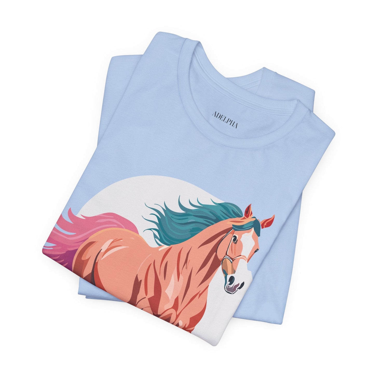 Horse Graphic Unisex 100 Cotton Vintage Animal Art T-Shirt 19