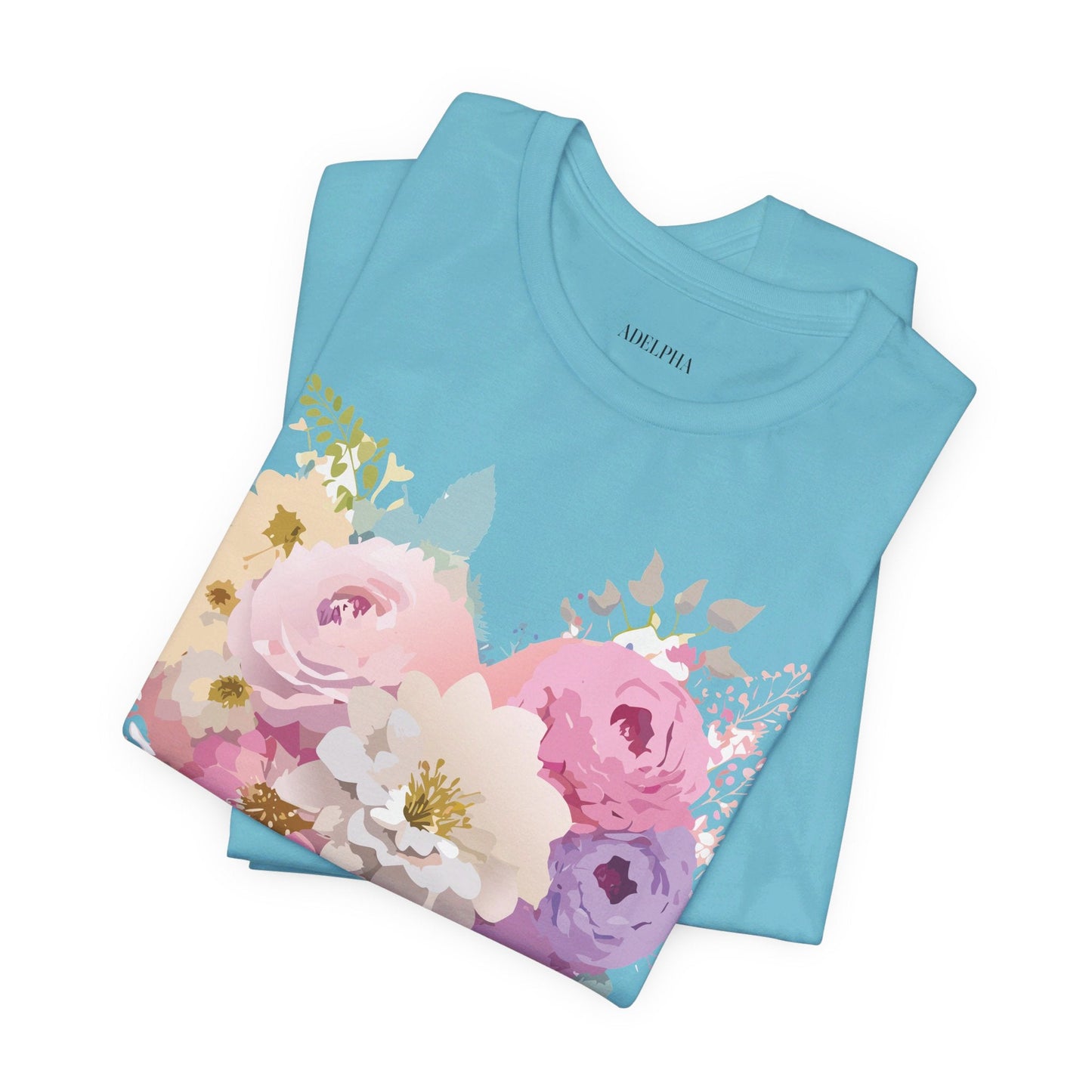 Valentine Graphic Tee Unisex Short Sleeve Shirt With Adelpha Vintage Artwork Design