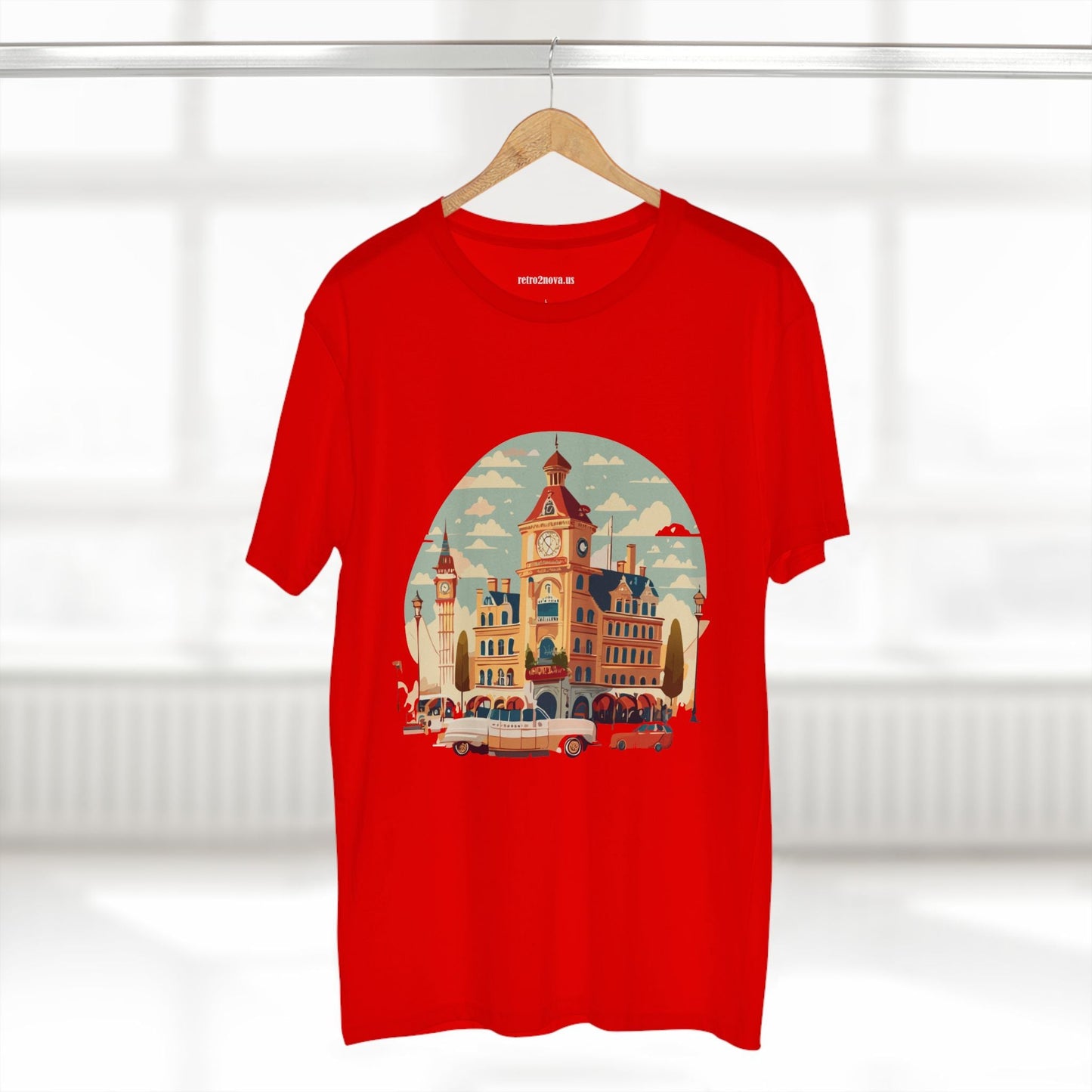 Retro Car Shirts Vintage Car Shirts RC3 Unisex Premium Cotton Tee with Original Car Artwork