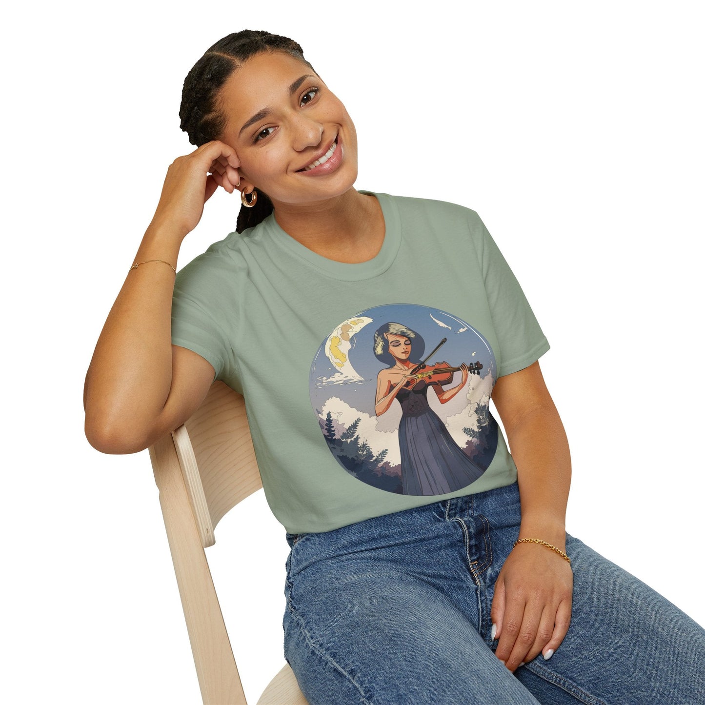 Womens Graphic T Shirts Art Design Shirt For Women Cotton Tee Comfortable Everyday Wear