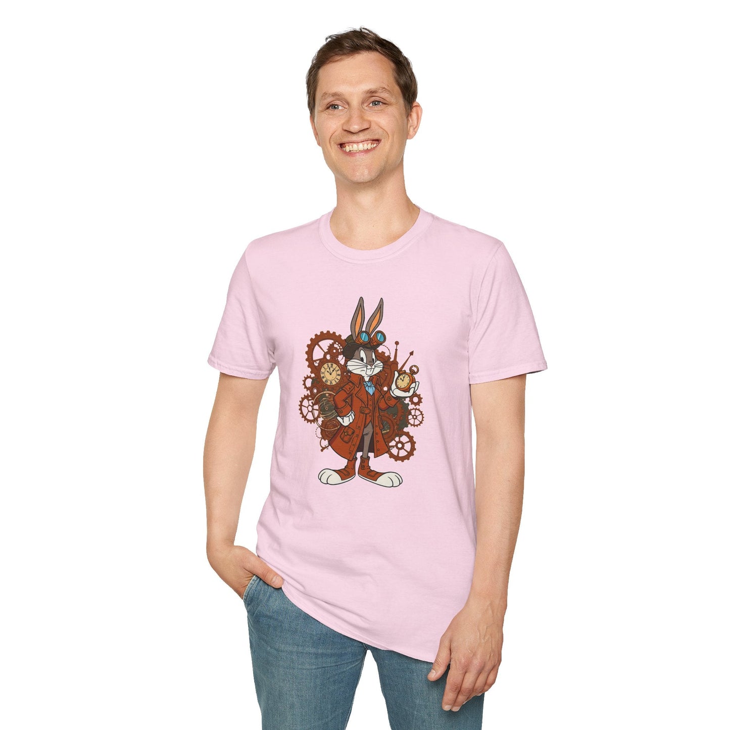 Bugs Bunny Shirt Unisex T Shirt Cartoon Tee 100 Percent Cotton Gildan Softstyle Graphic Tee