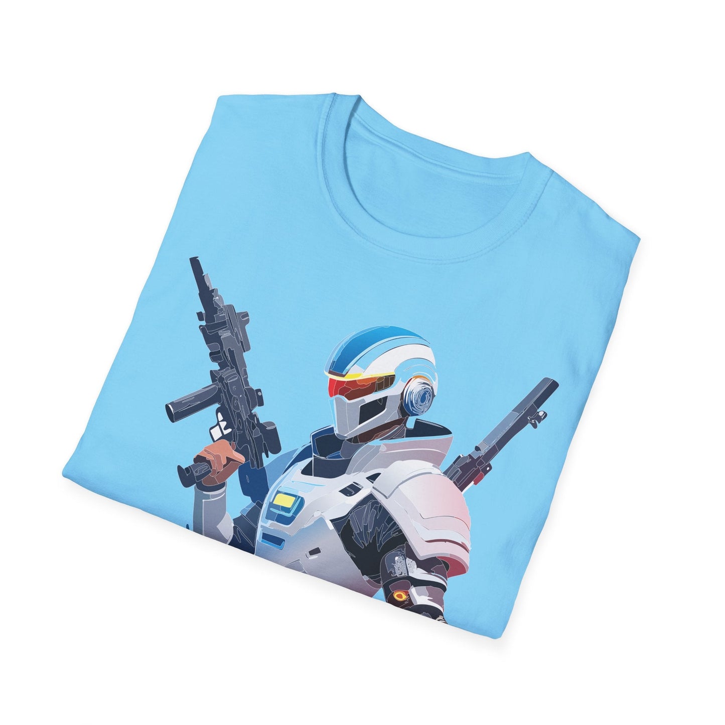 Robocop T Shirt Unisex Gildan Softstyle 64000 100 Percent Ring Spun Cotton Tee Premium