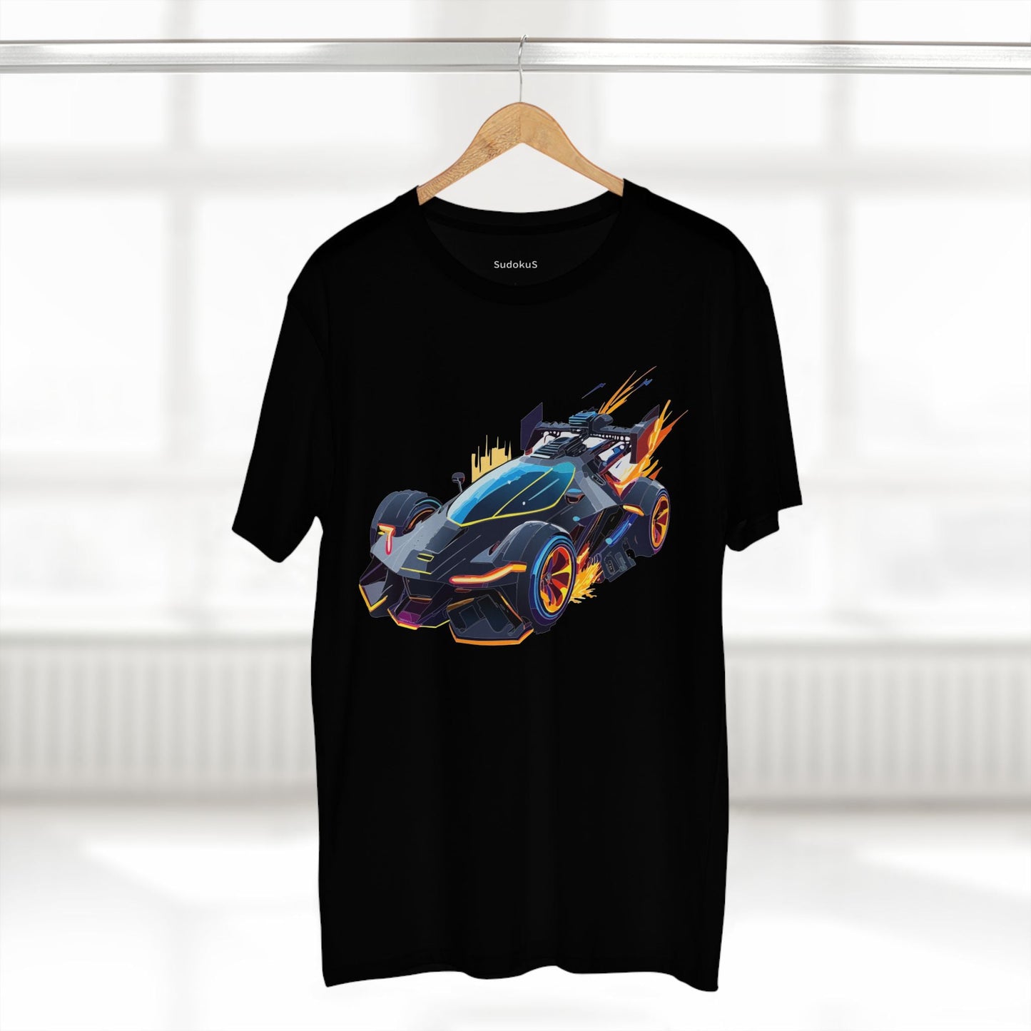 Car Graphic Unisex 100 Cotton Staple Tee 12