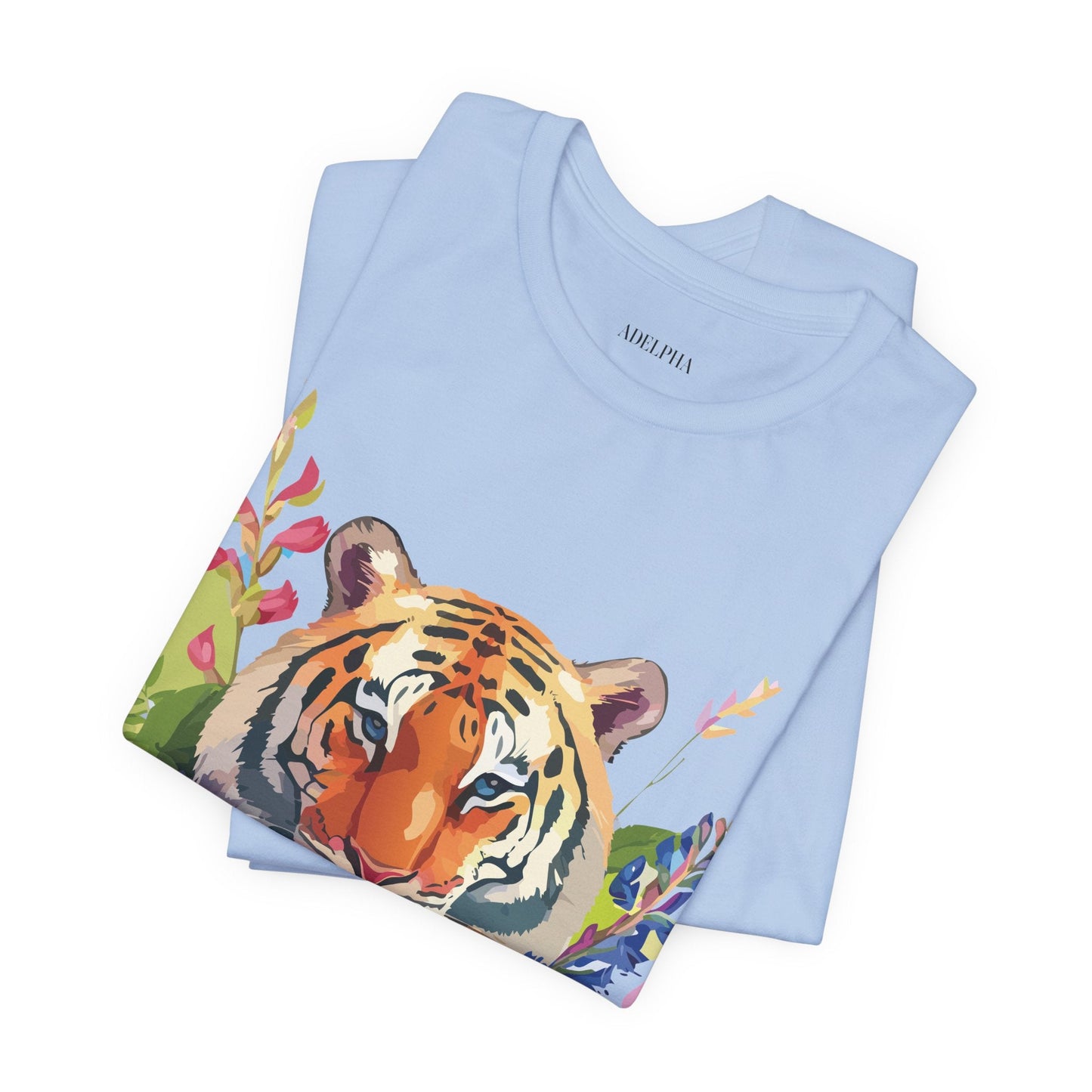 Tiger Shirt Unisex Jersey Short Sleeve Graphic Tee With Vintage Inspired Artwork From Adelpha