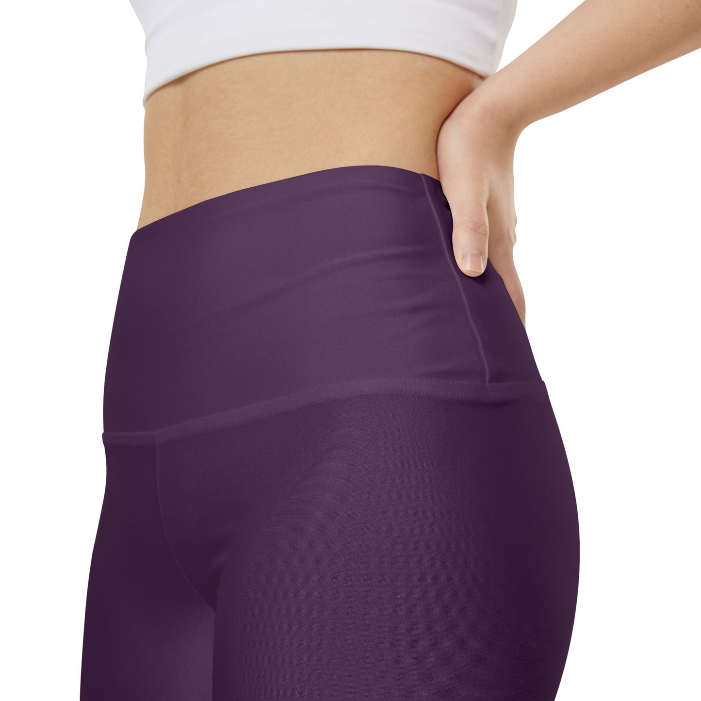 Berry Cream Women's Purple High-Waist Workout Shorts — Yoga & Activewear Biker Shorts