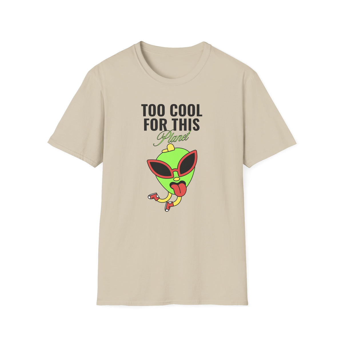 Funny UFO Aliens Graphic Tee Gildan Unisex 100 Cotton Tee Shirt - 19