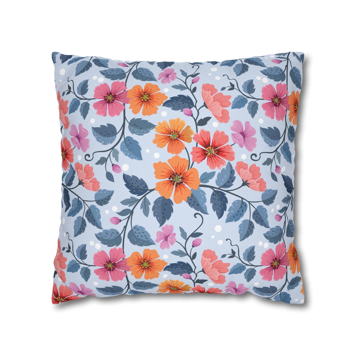 Floral Poly Pillowcase