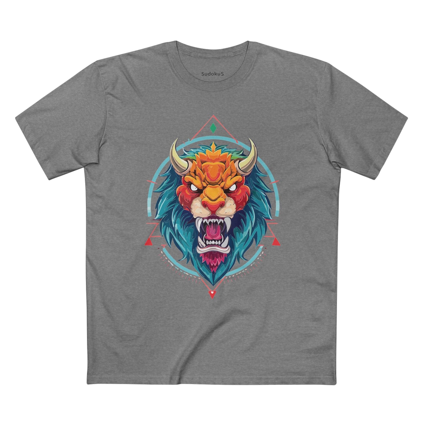 Cartoon Monsters Graphic Unisex 100 Cotton Staple Tee 19