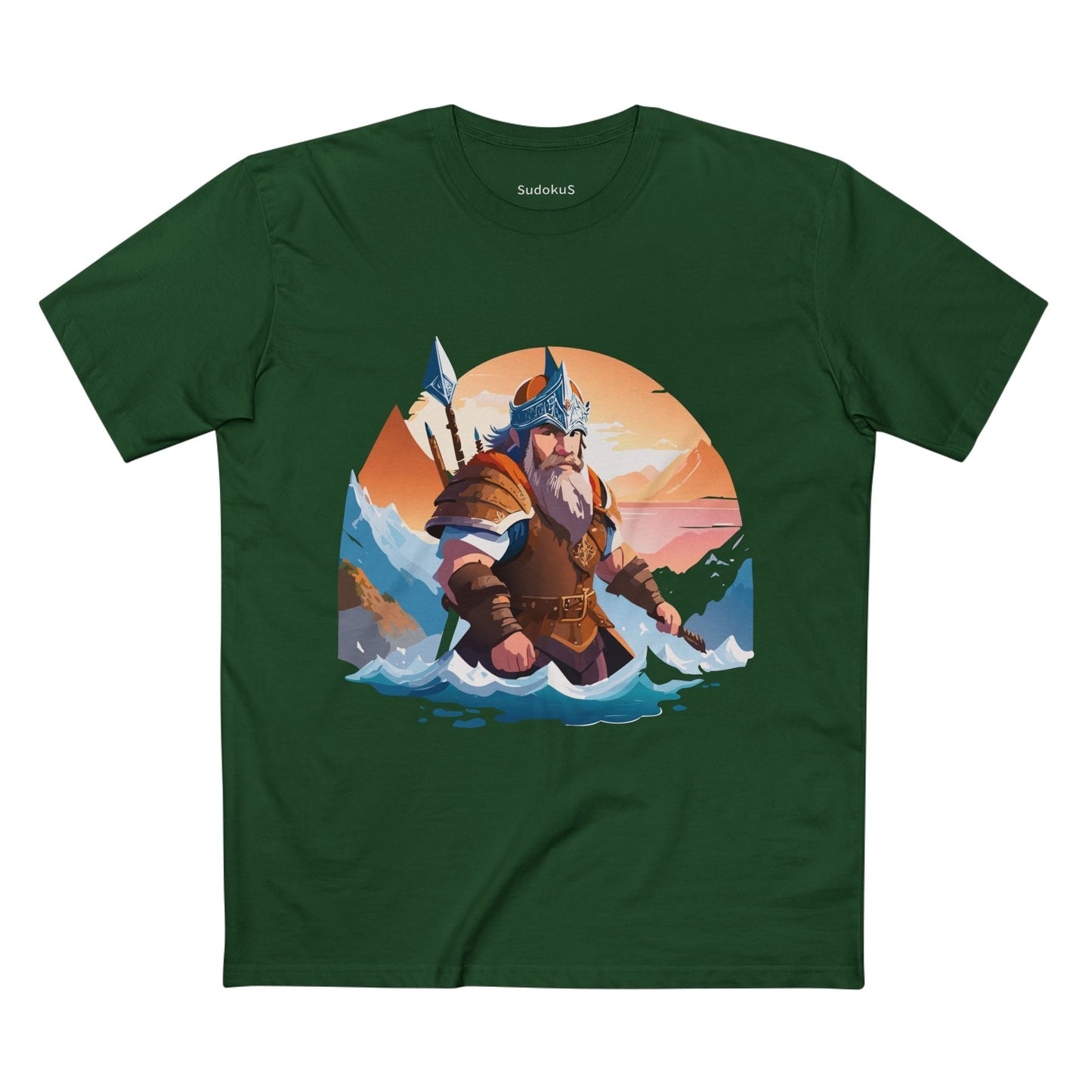 Viking Graphic Unisex 100 Cotton Staple Tee 26