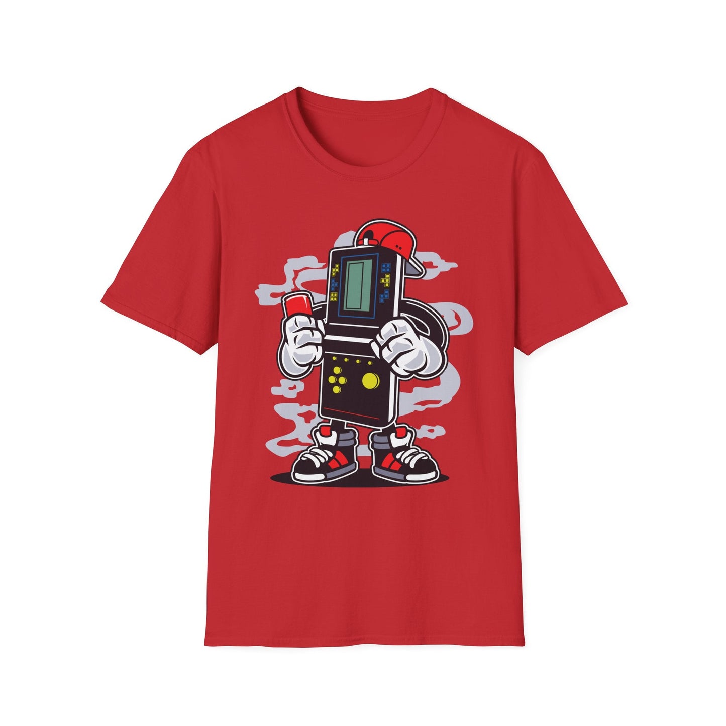Cartoon T Shirt Animation Funny Unisex Softstyle 100 Percent Ring Spun Cotton Tee