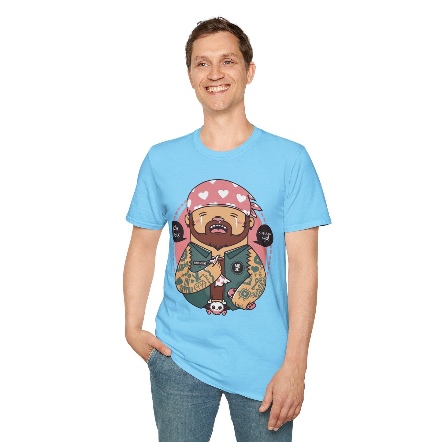 Cartoon Animation T Shirt Unisex Softstyle 100 Percent Ring Spun Cotton Comfort Tee