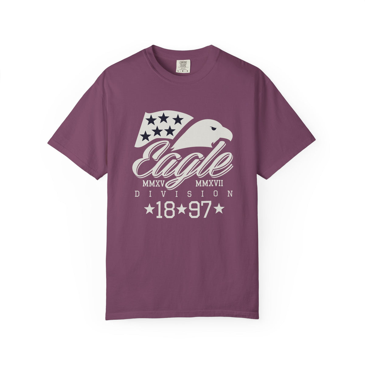 Bald Eagle Division Retro College League Unisex Comfort Colors Garment-Dyed Heavyweight 100 Cotton Art Design T-Shirt w16