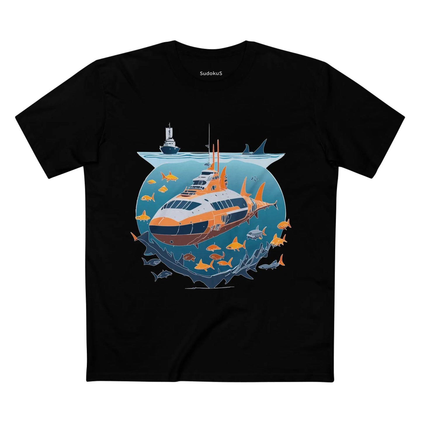 Ocean Coast Graphic Unisex 100 Cotton Staple Tee 20