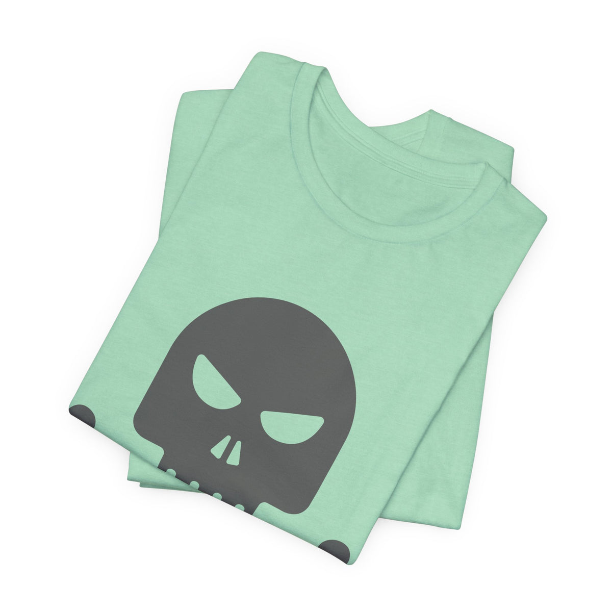 Camiseta unisex de algodón con calavera