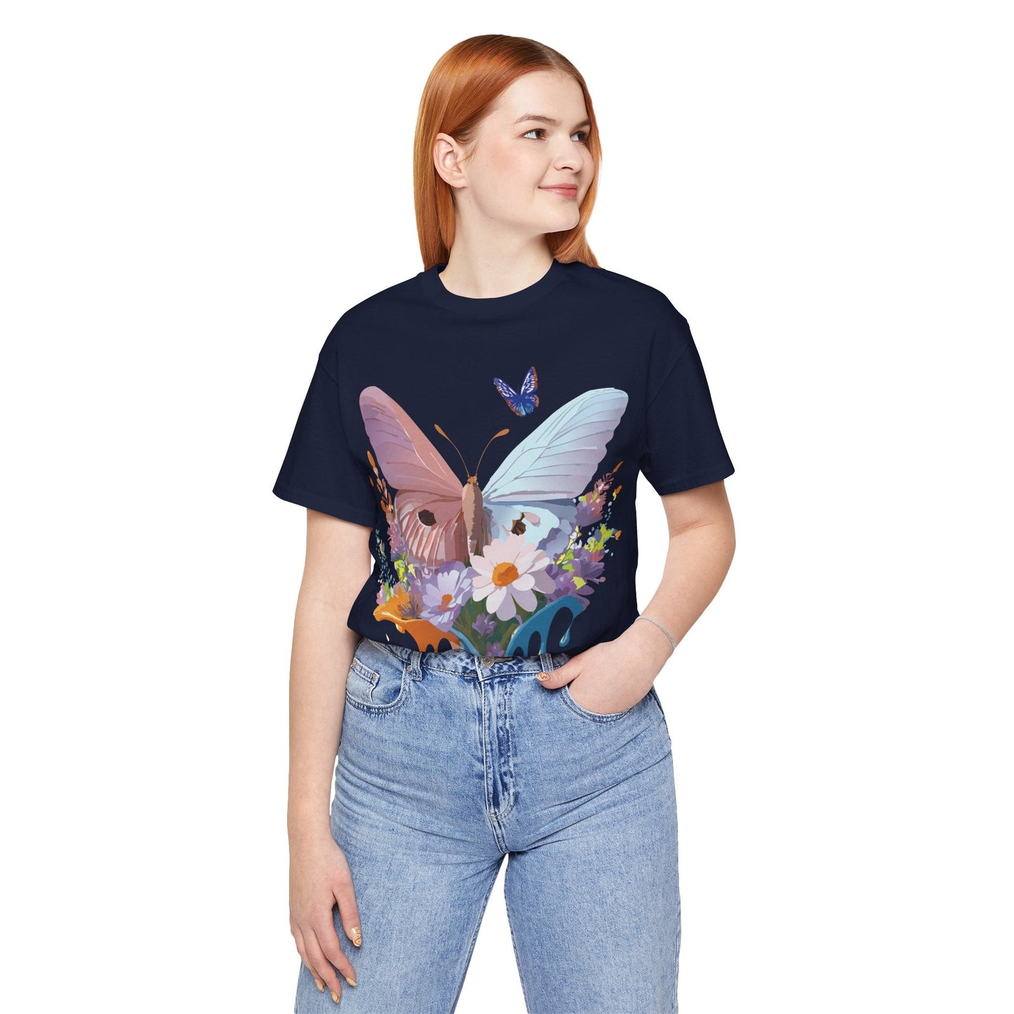Butterfly Graphic Tee Unisex Jersey Short Sleeve Artwork By Adelpha