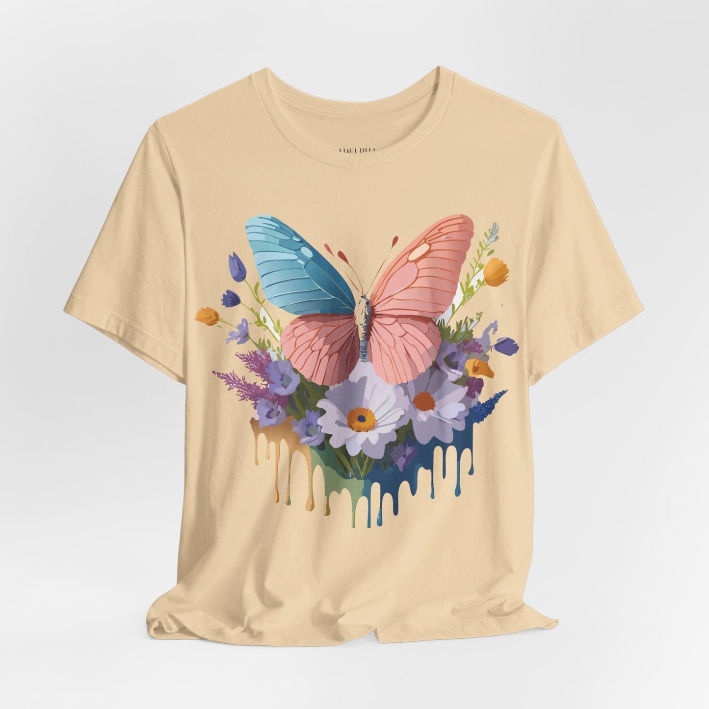 Butterfly Graphic Tee Unisex Art Design Shirt With Vintage Adelpha Artwork